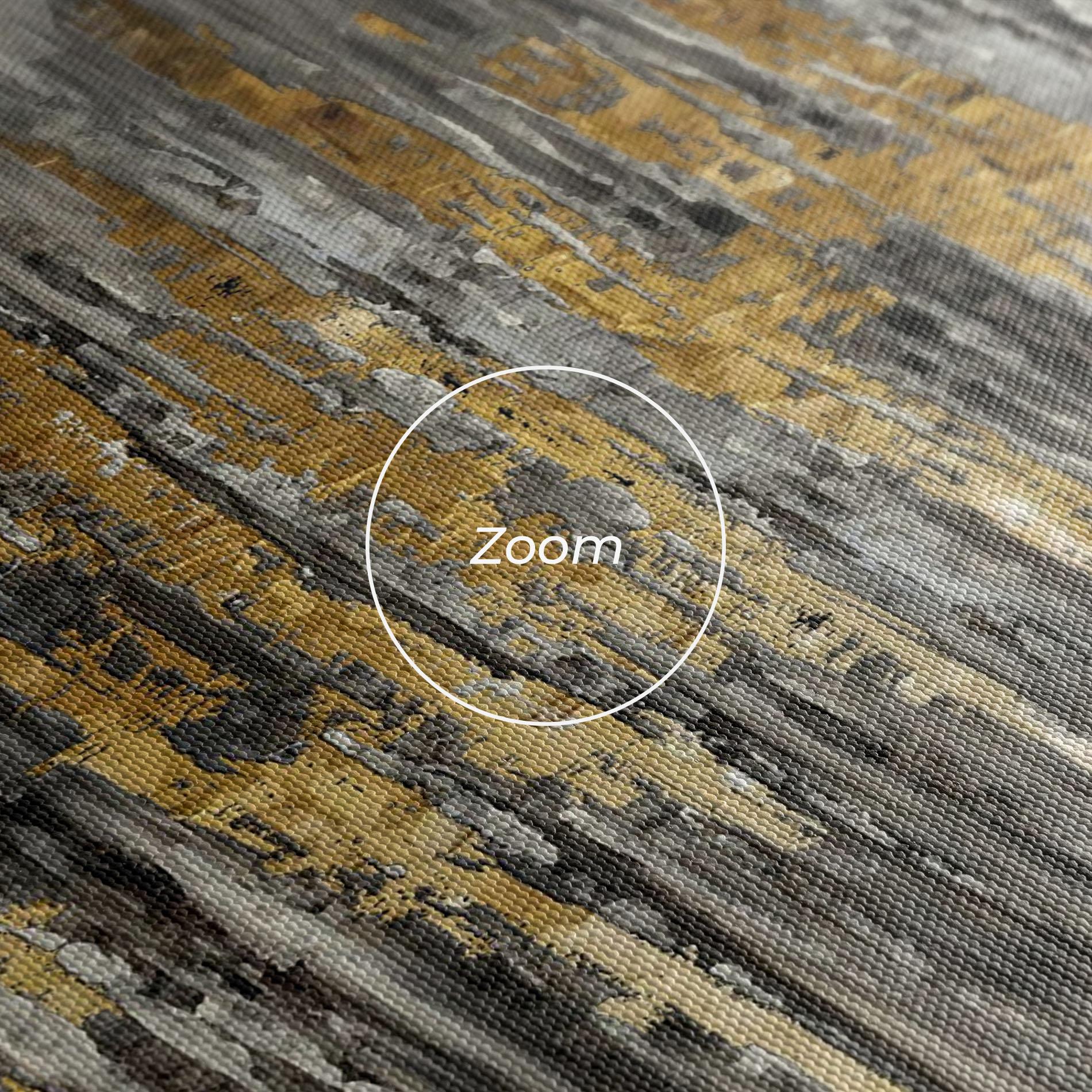 Leinwandbild Acrylic Silver Paint mockup 3