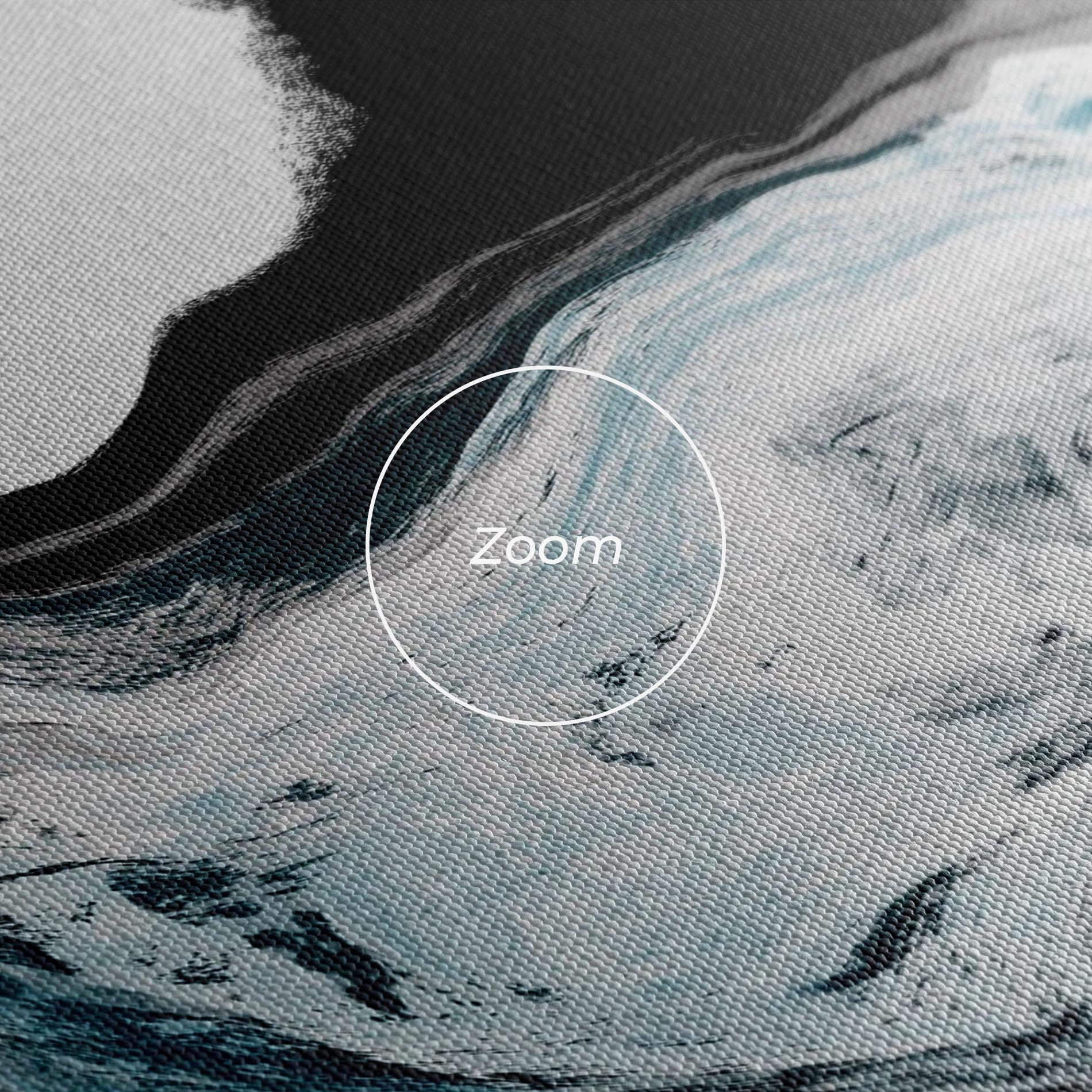 Leinwandbild Beautiful Abstract Wave mockup 3