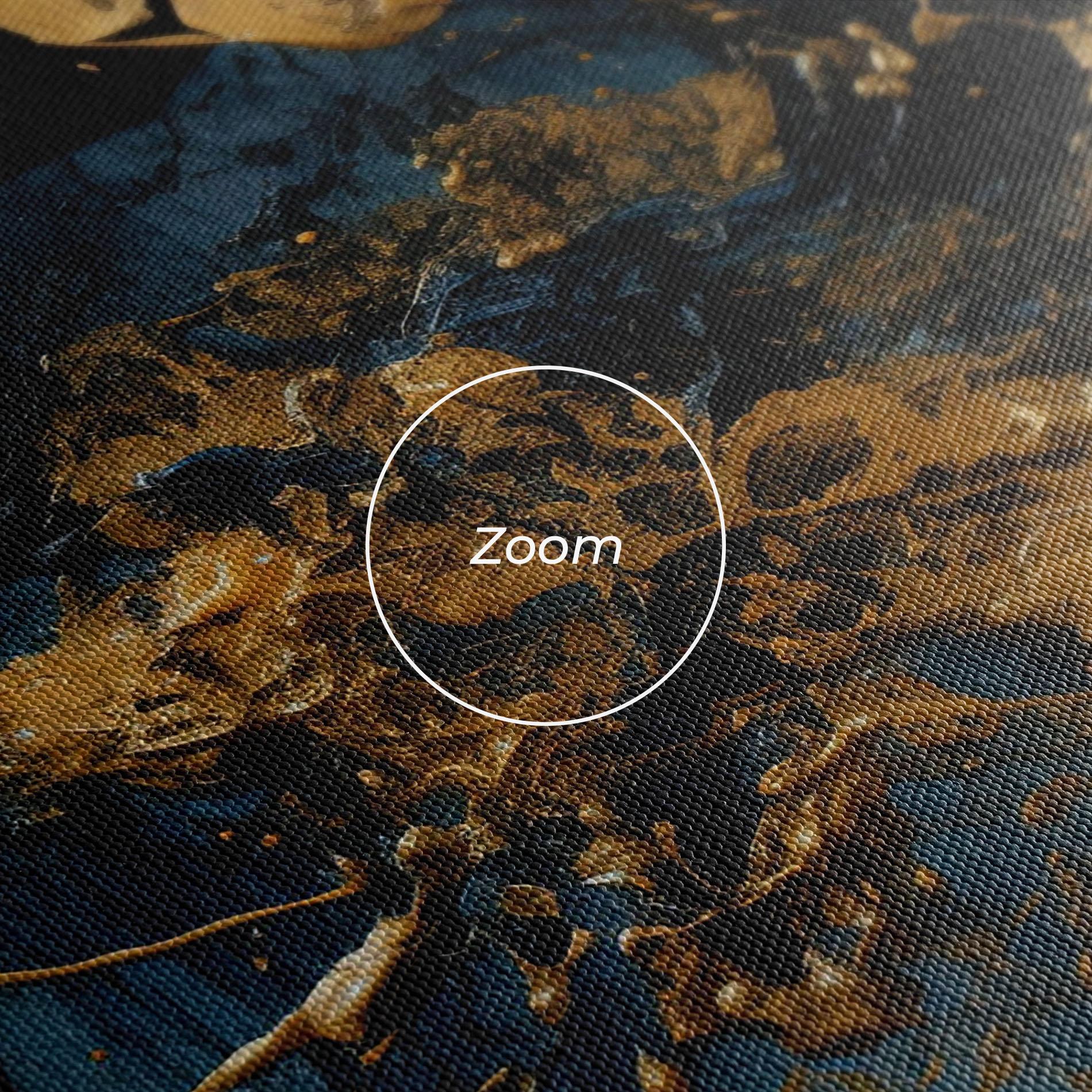 Leinwandbild Gold Explosion mockup 3