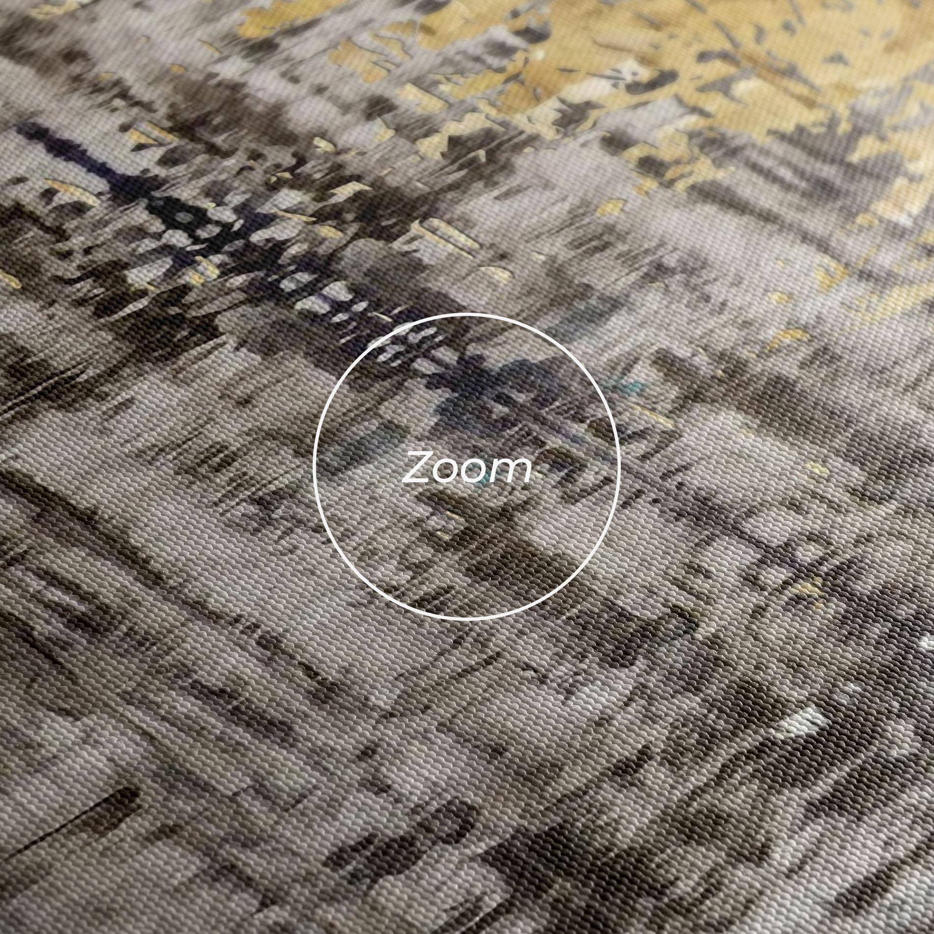 Leinwandbild Gold Oil Paint mockup 3