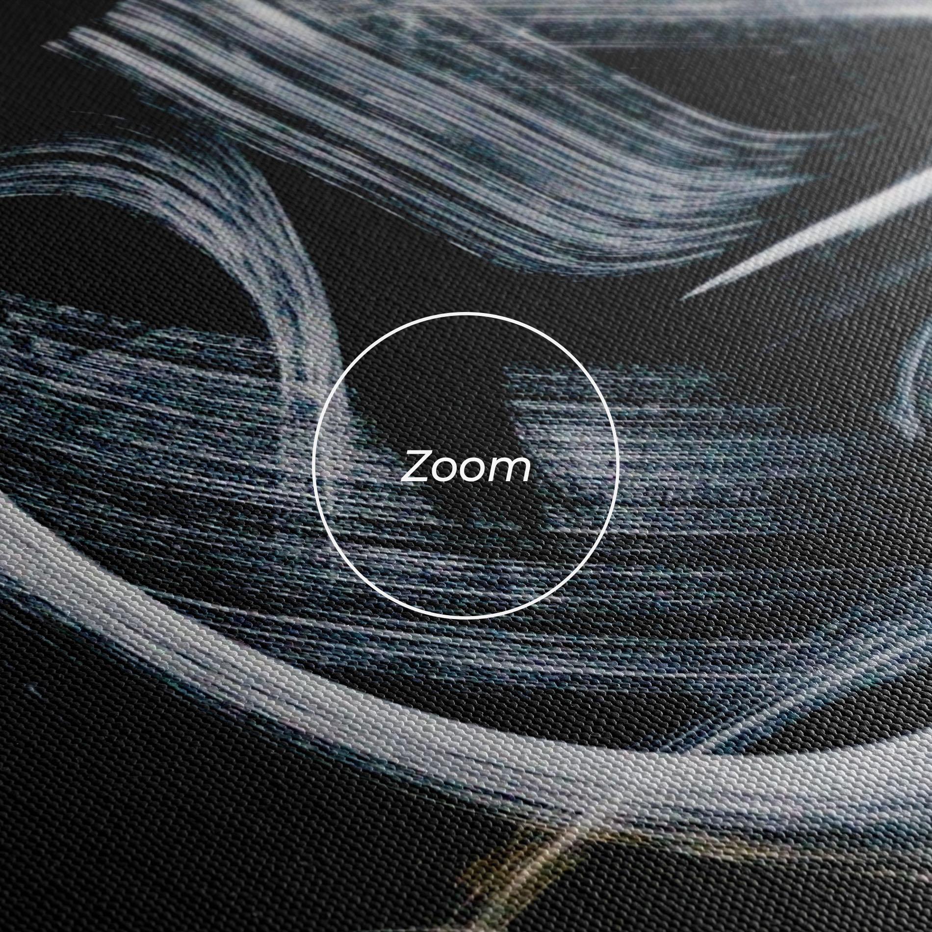 Leinwandbild White Brush Lines mockup 3