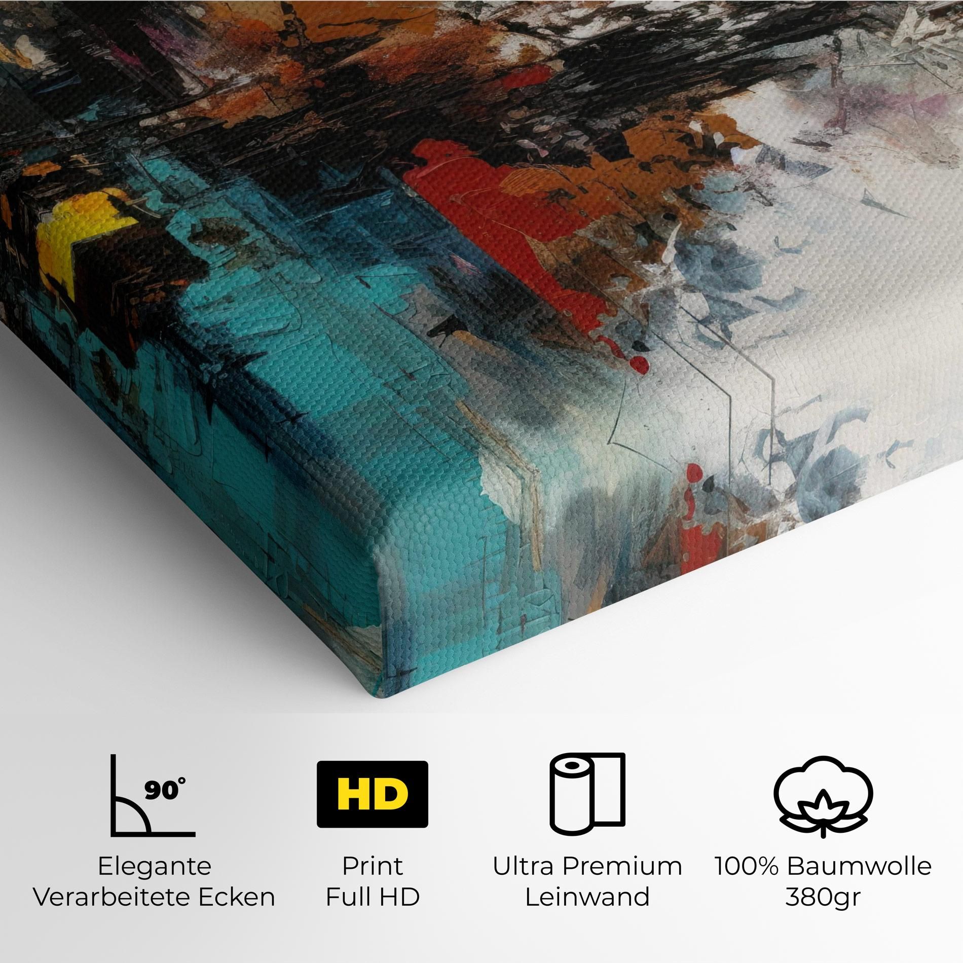 Abstract City Painting mockup 4