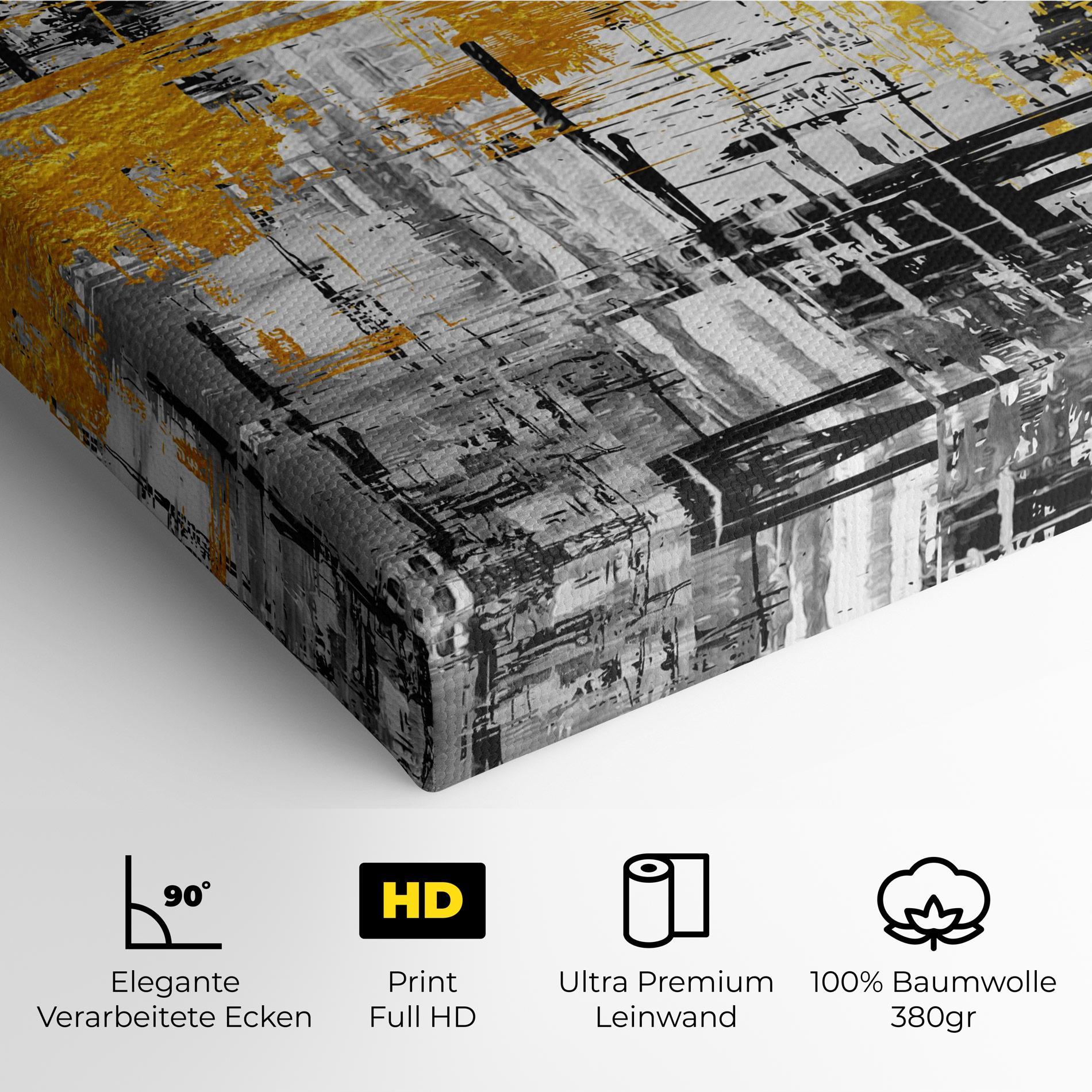 Leinwandbild Abstract Mix Color mockup 4