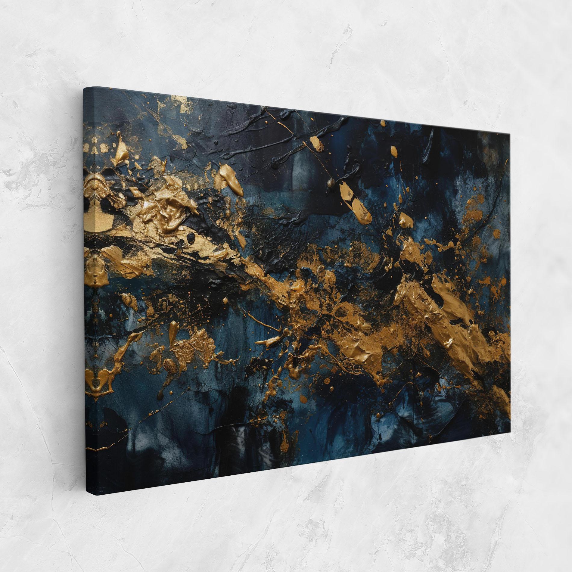 Leinwandbild Gold Explosion mockup 1