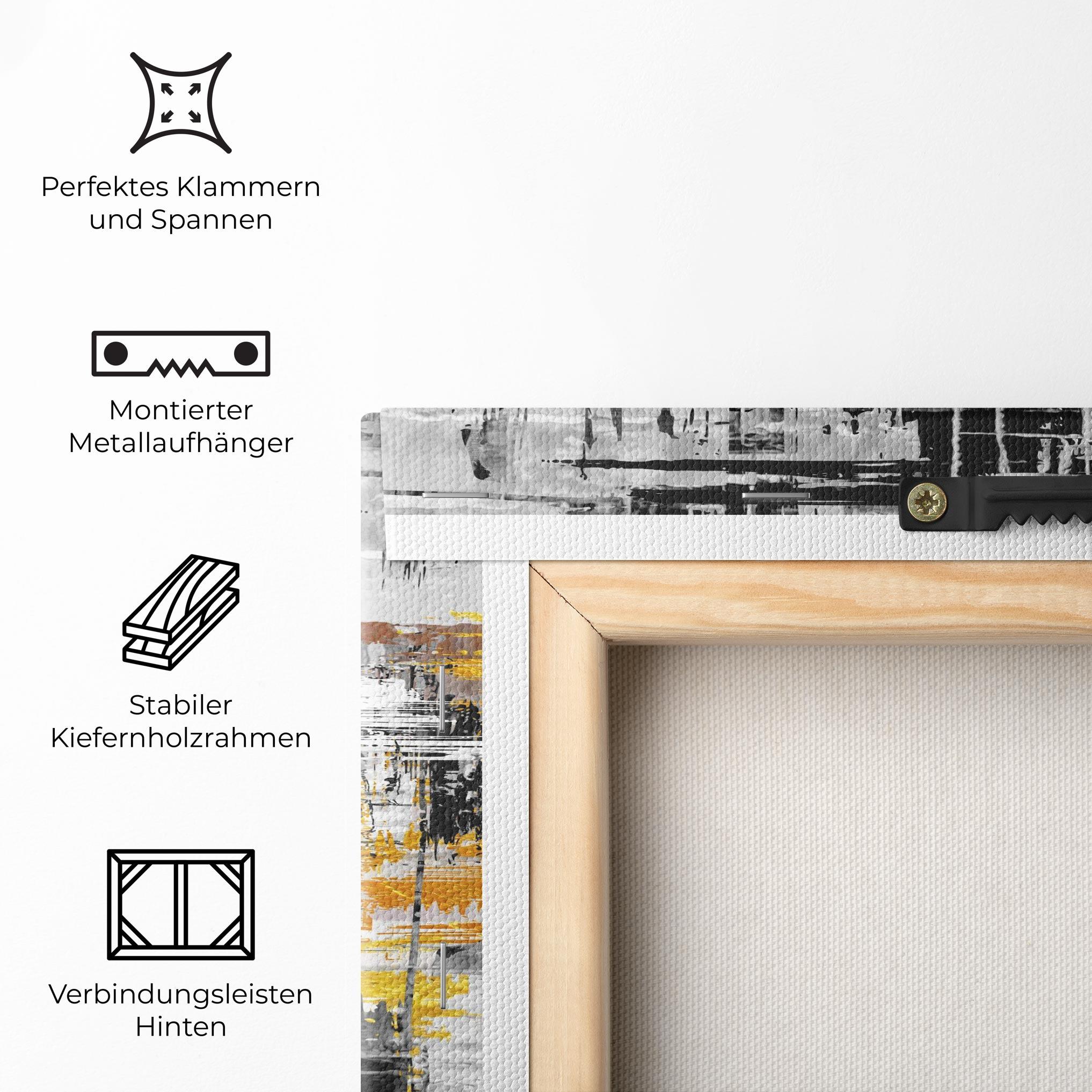 Leinwandbild Abstract Mix Color mockup 5