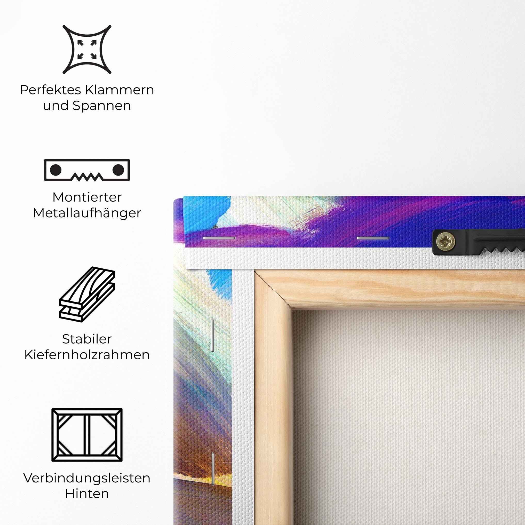 Leinwandbild Colorful Abstract mockup 5