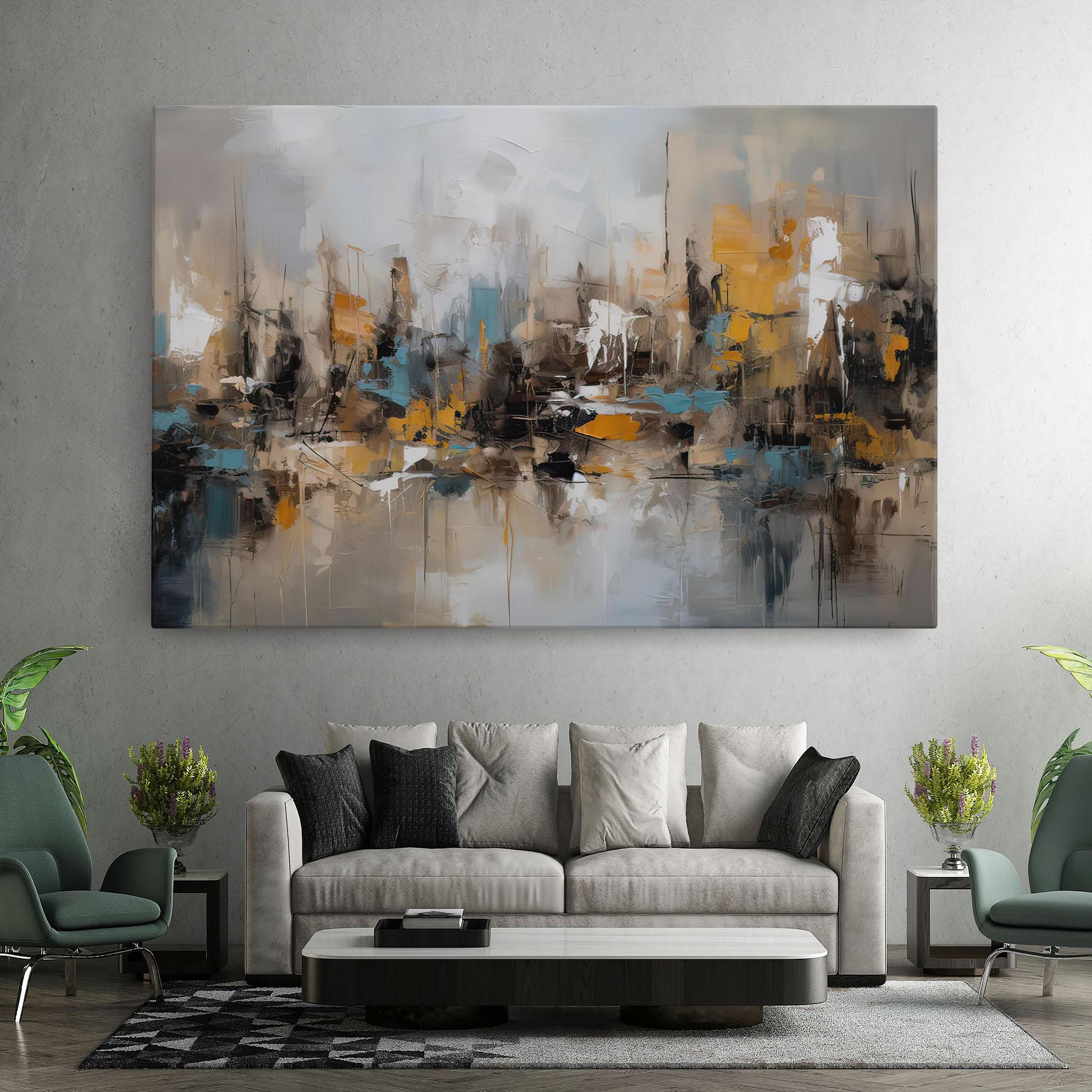 Leinwandbild Abstract Los Angeles mockup 7