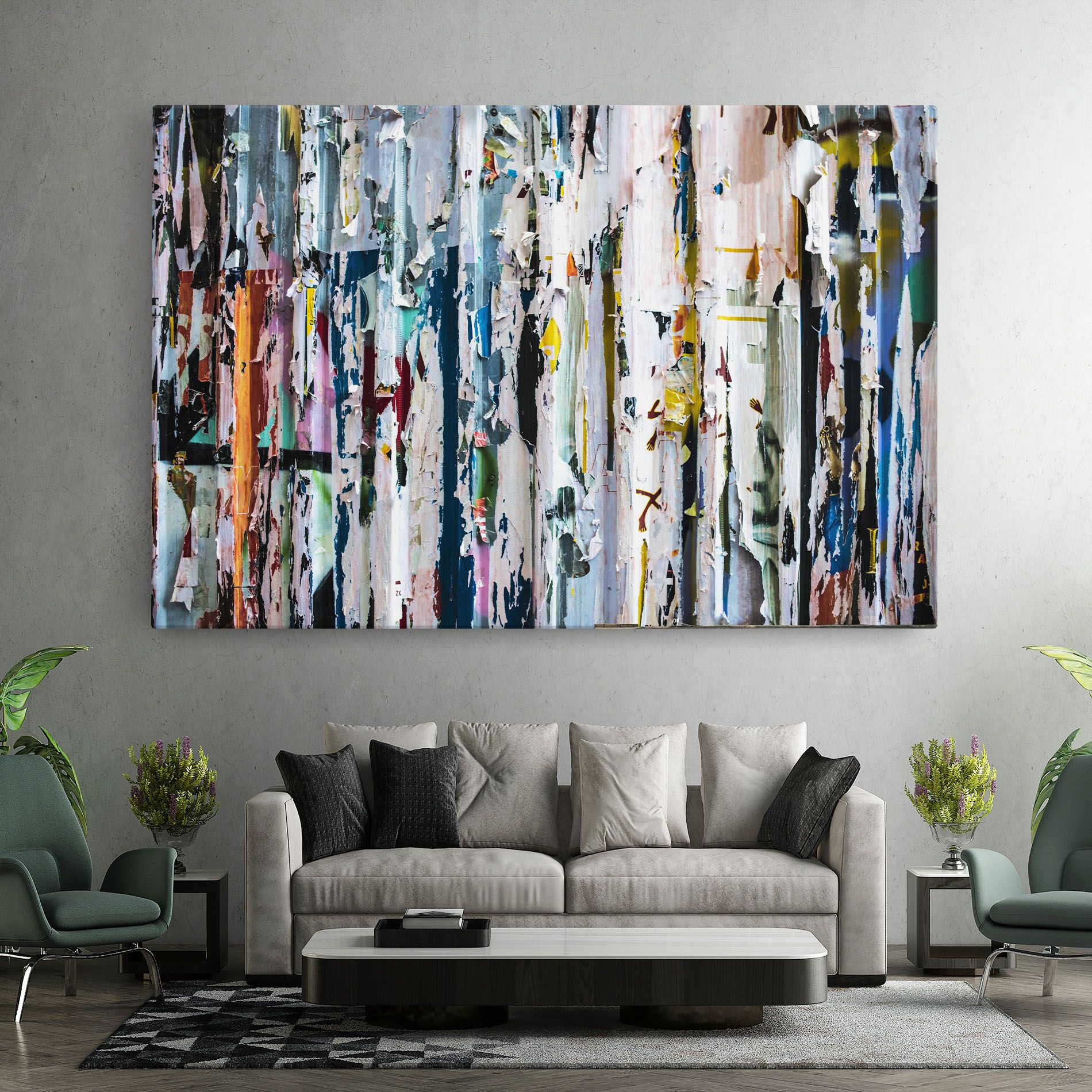 Abstract Torn Paper mockup 7