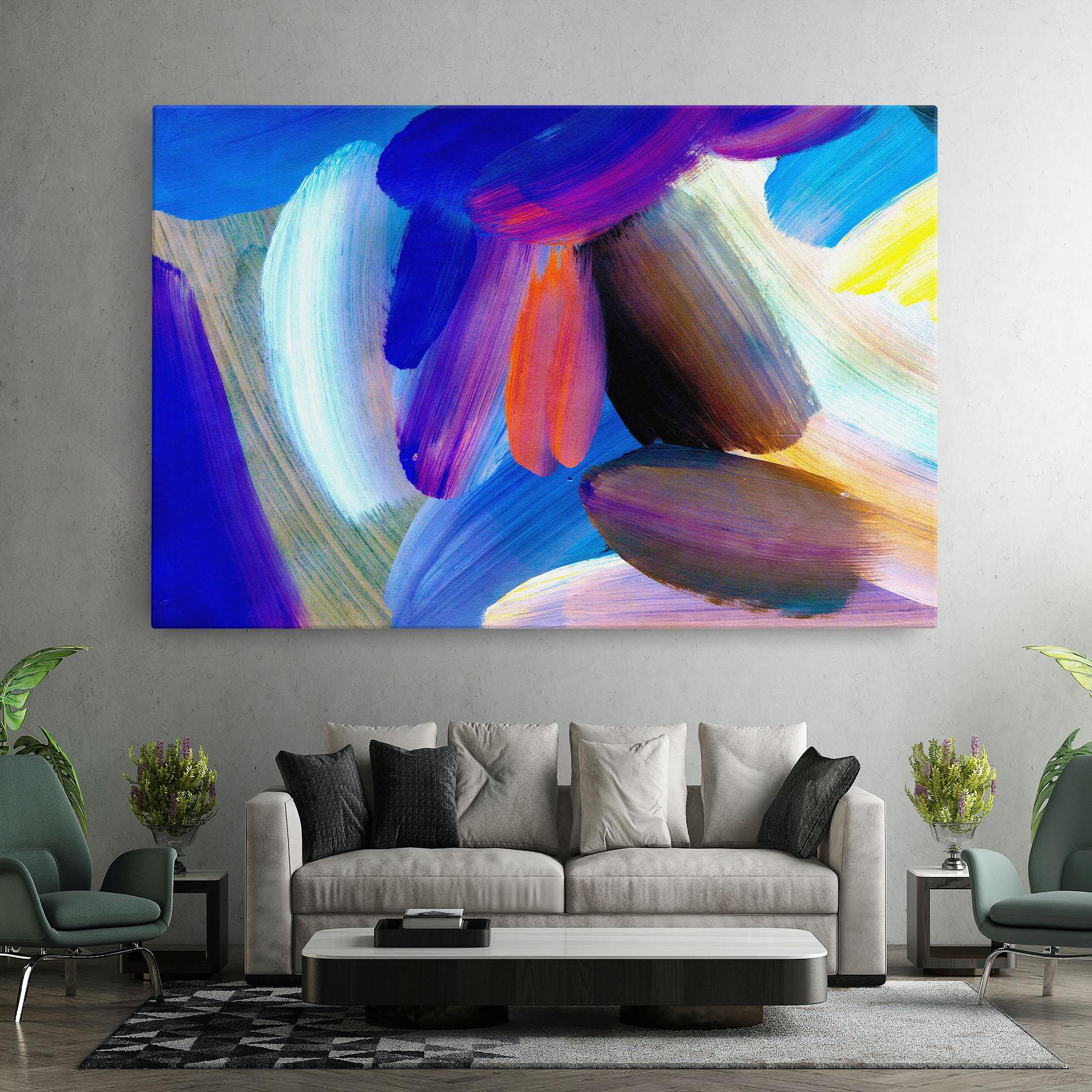 Leinwandbild Colorful Abstract mockup 7