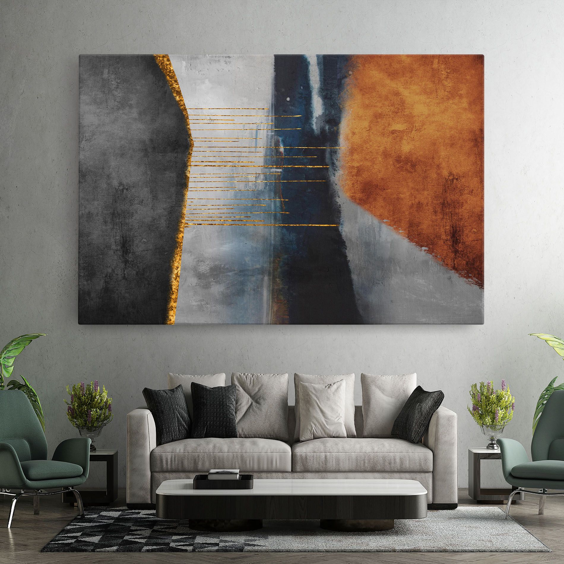 Retro Oil Painting mockup 7