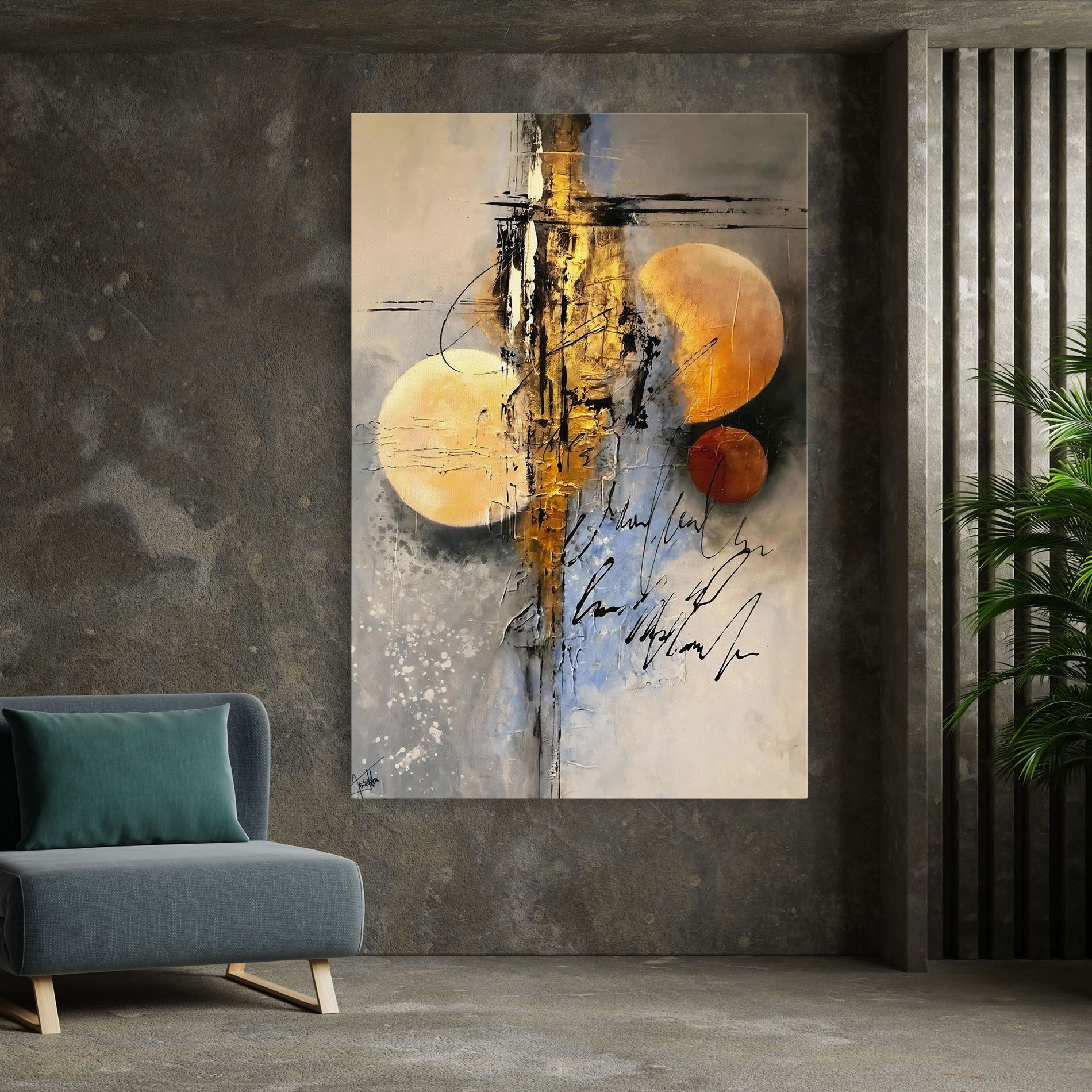 Abstract Moons mockup 7