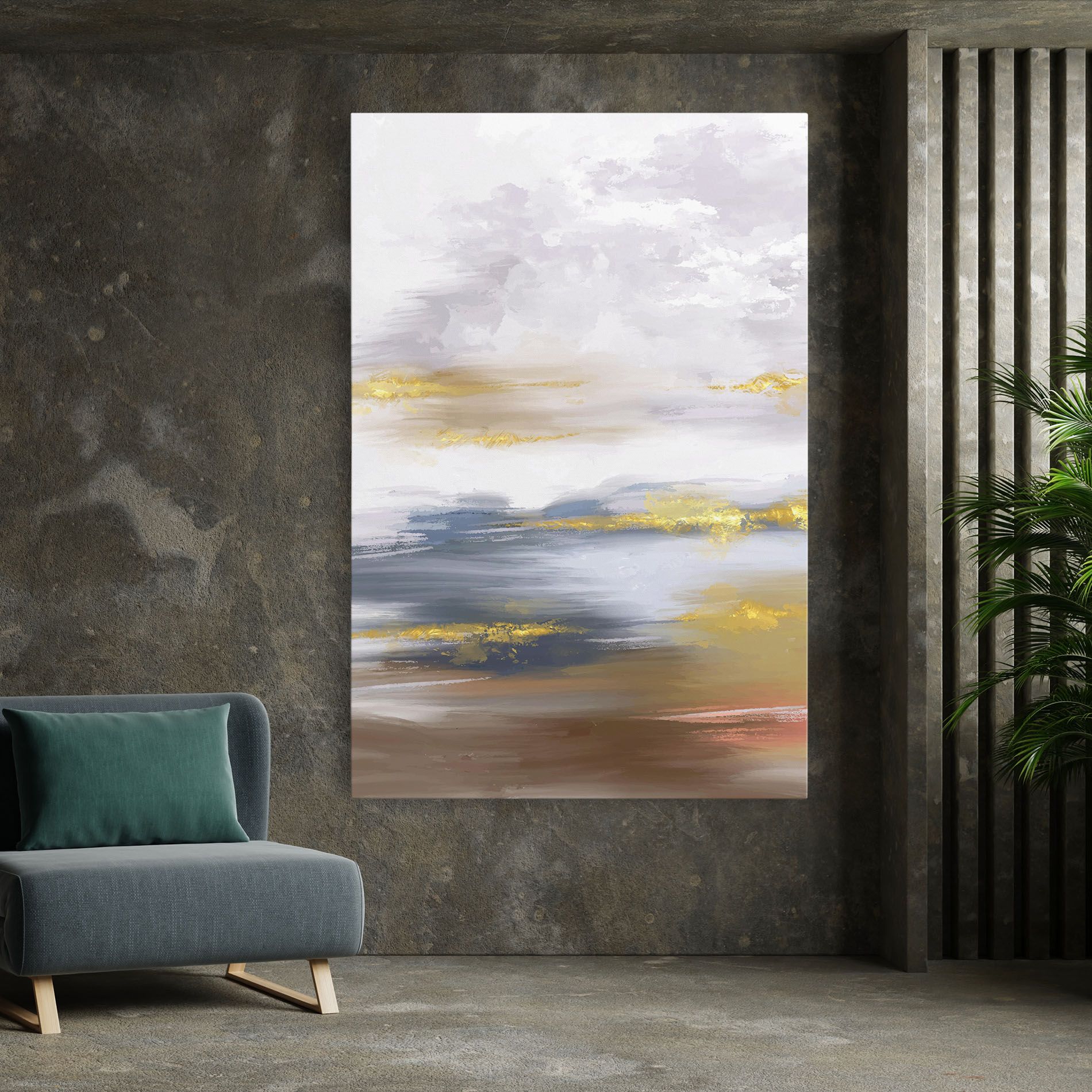 Messy Gold Art mockup 7