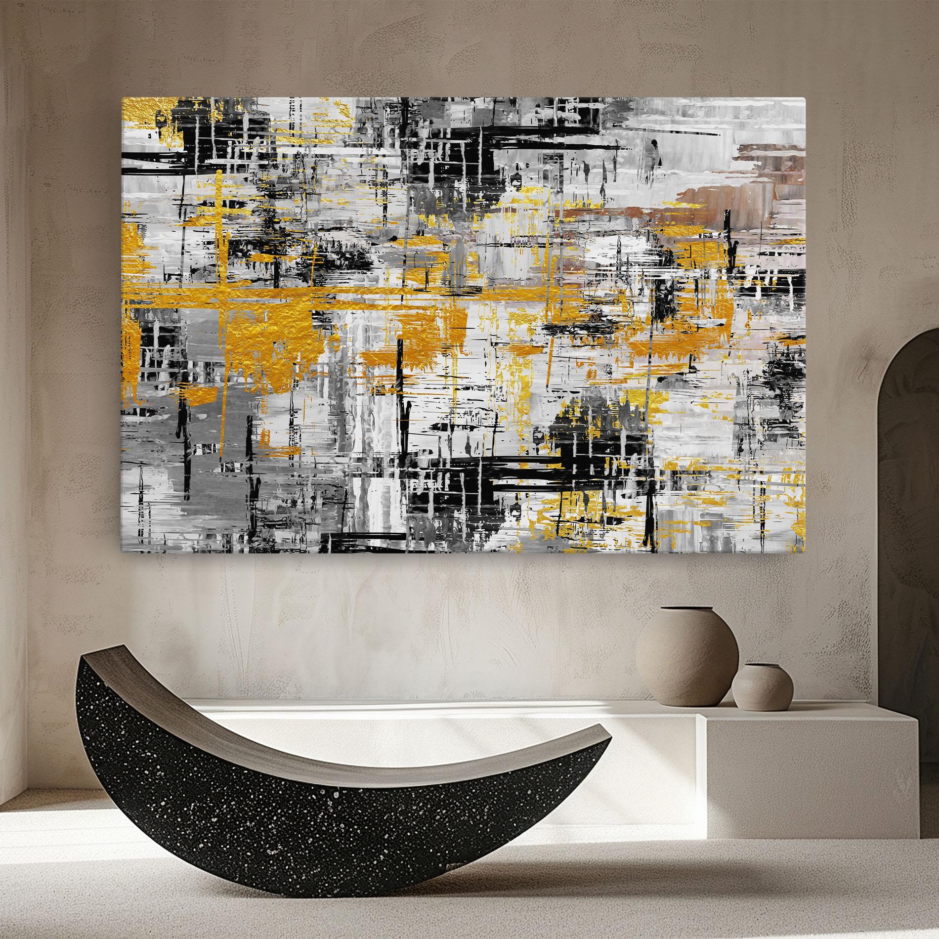 Leinwandbild Abstract Mix Color mockup 8