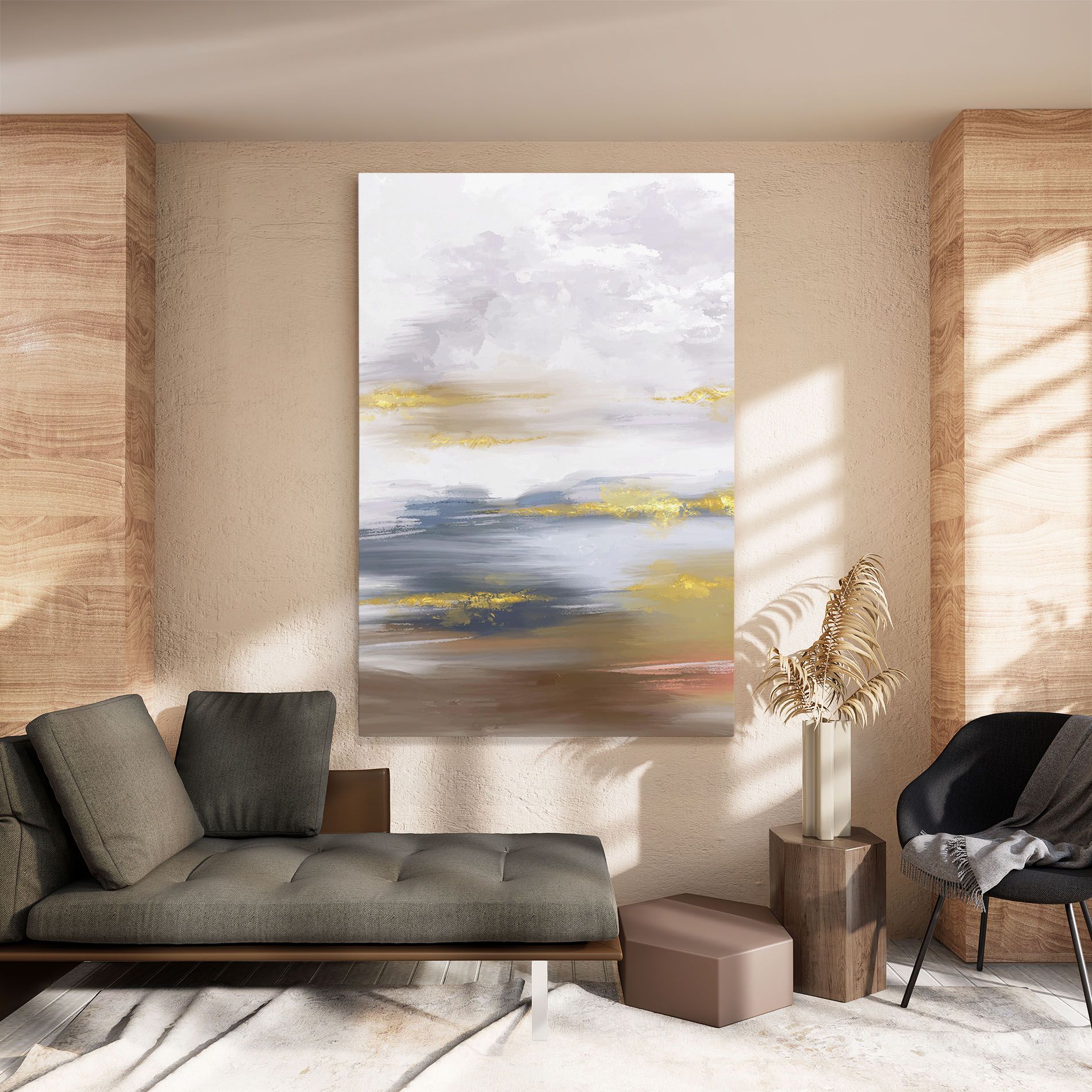 Messy Gold Art mockup 8