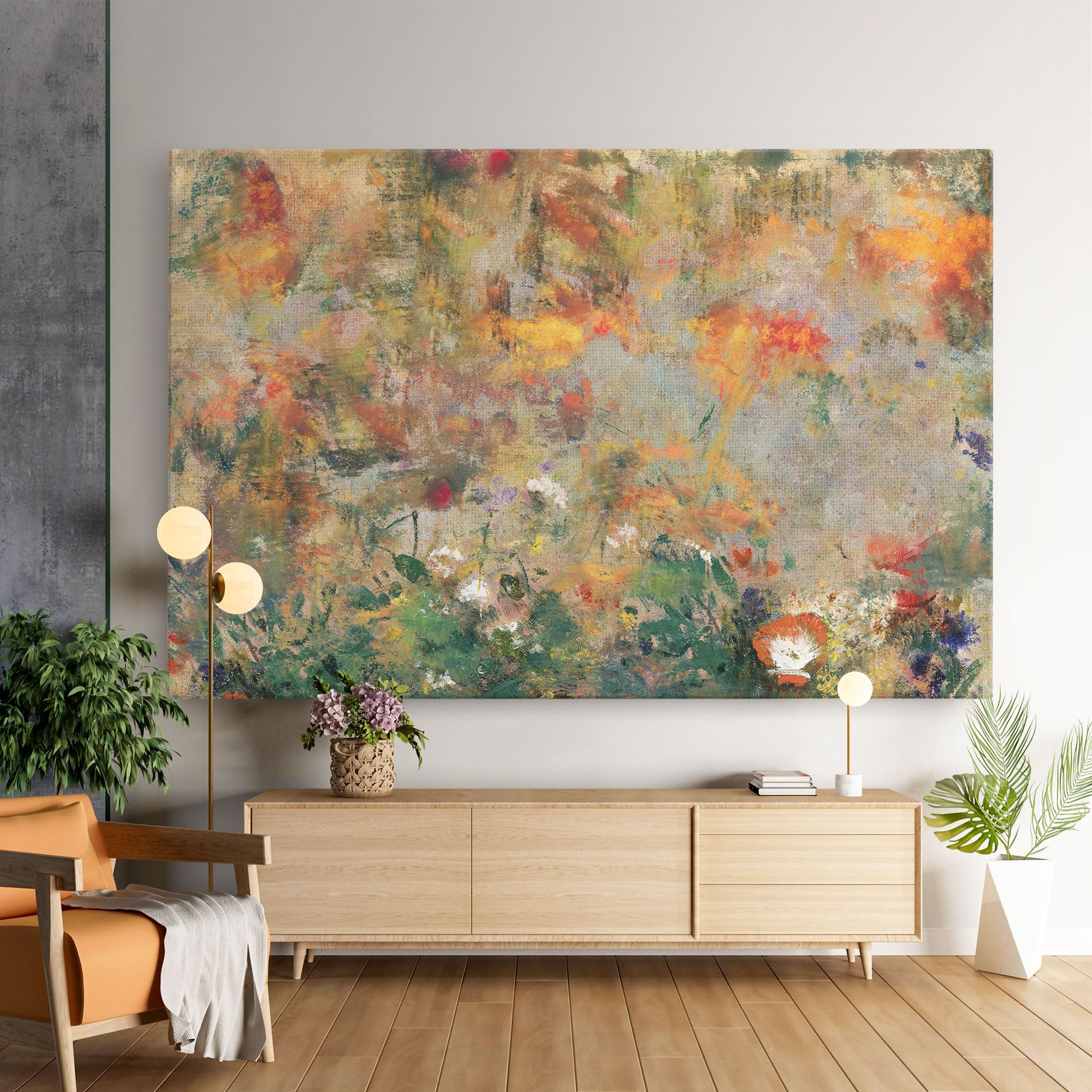 Abstract Flowers mockup 9