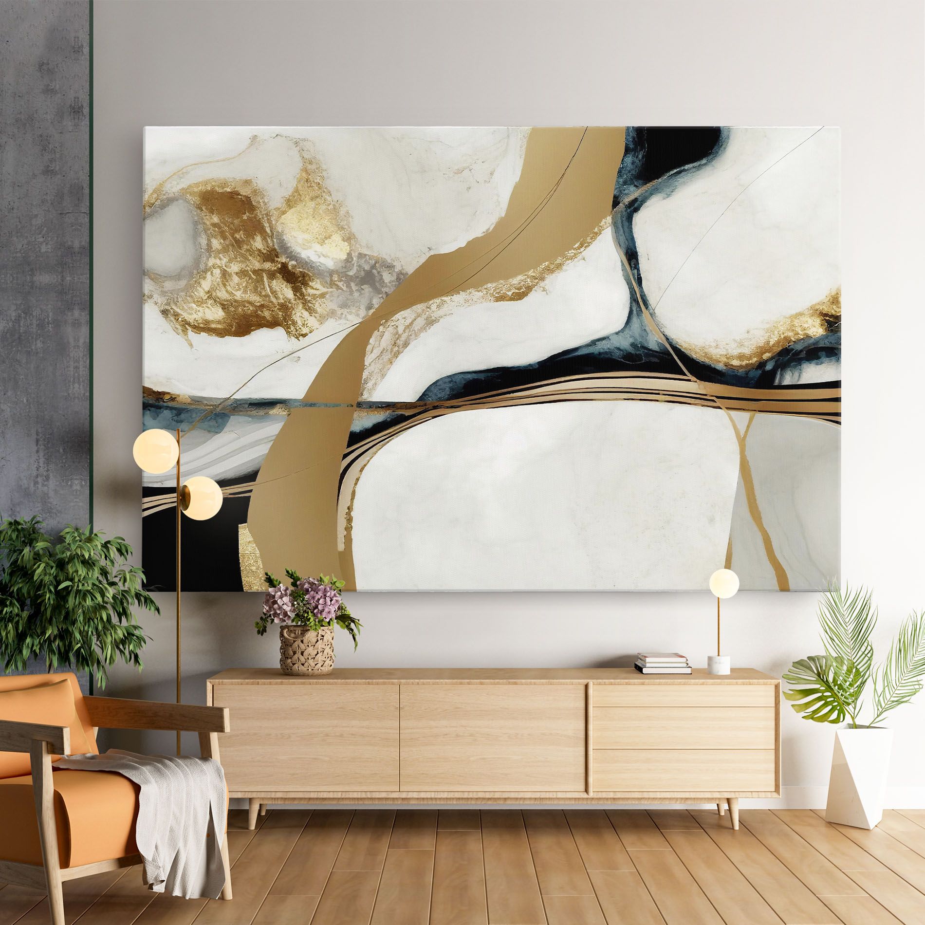 Golden Blue Marble mockup 9