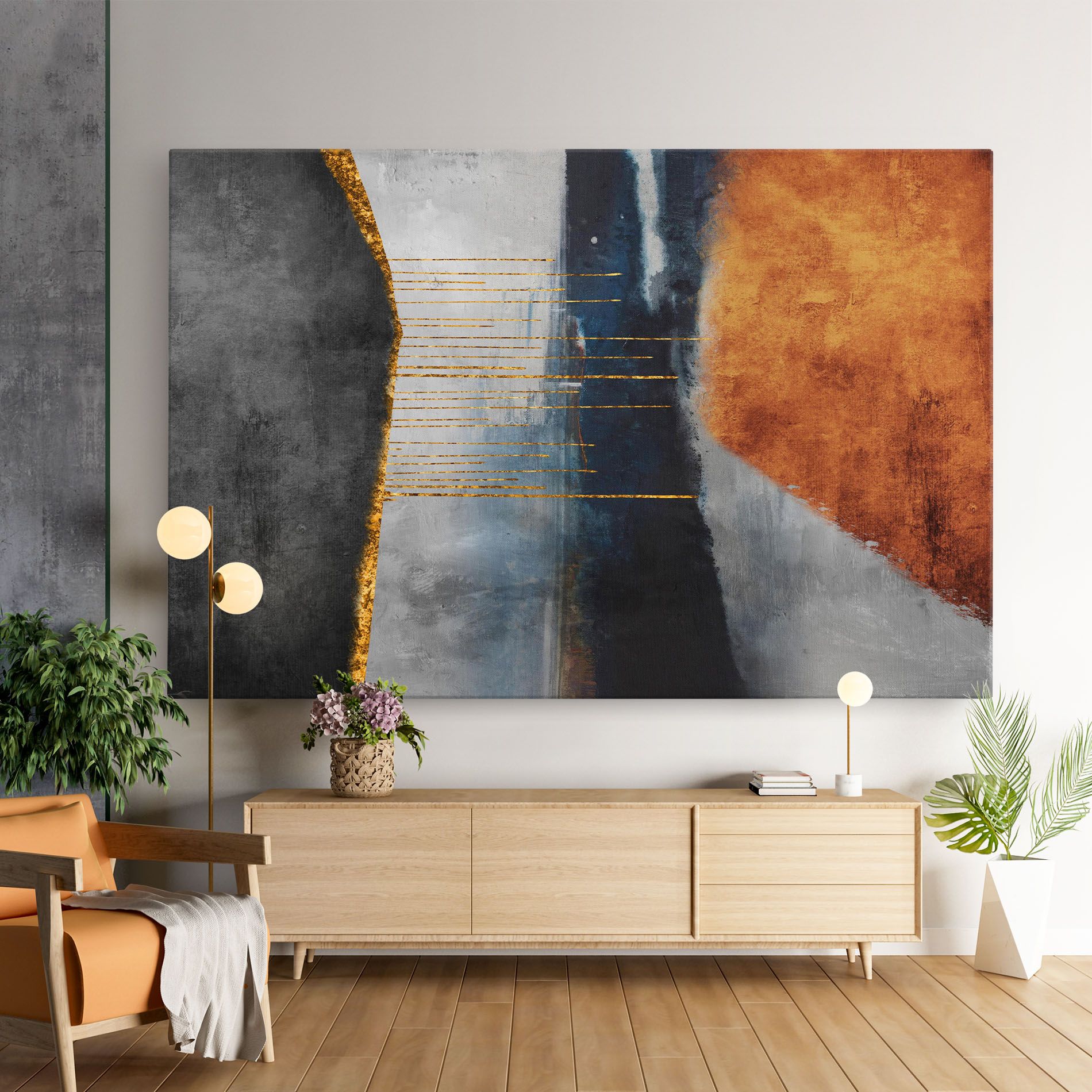 Retro Oil Painting mockup 9