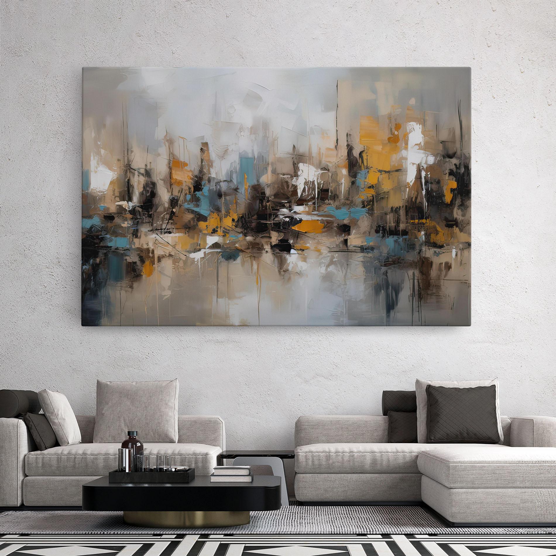 Leinwandbild Abstract Los Angeles mockup 2