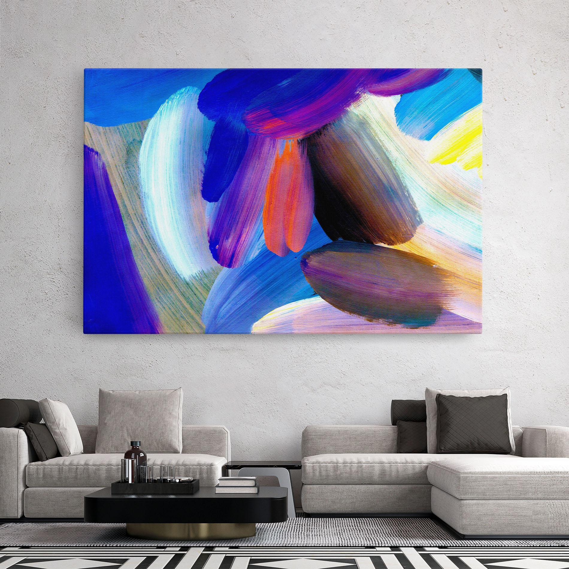 Leinwandbild Colorful Abstract mockup 2