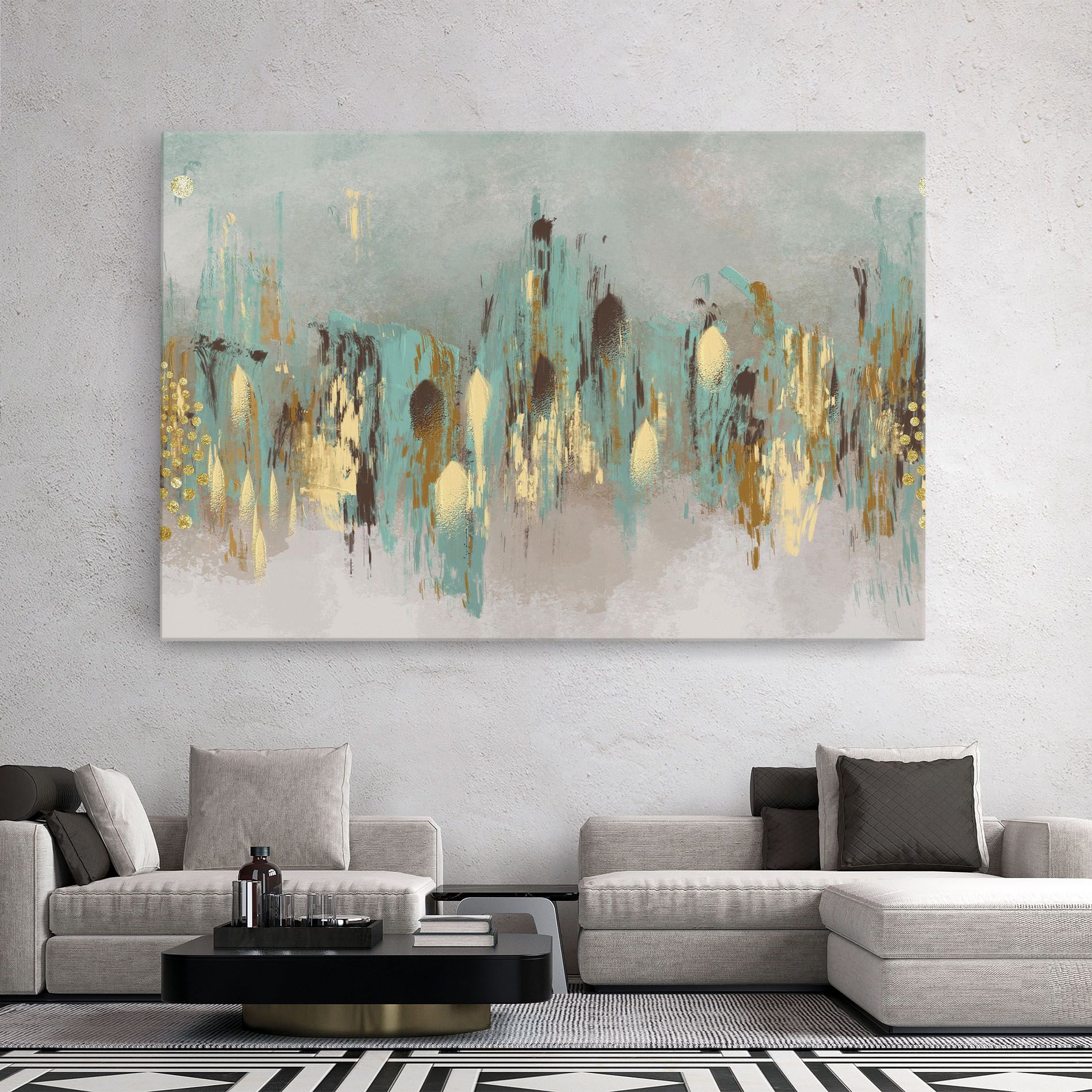 Gold Spiral Points mockup 2