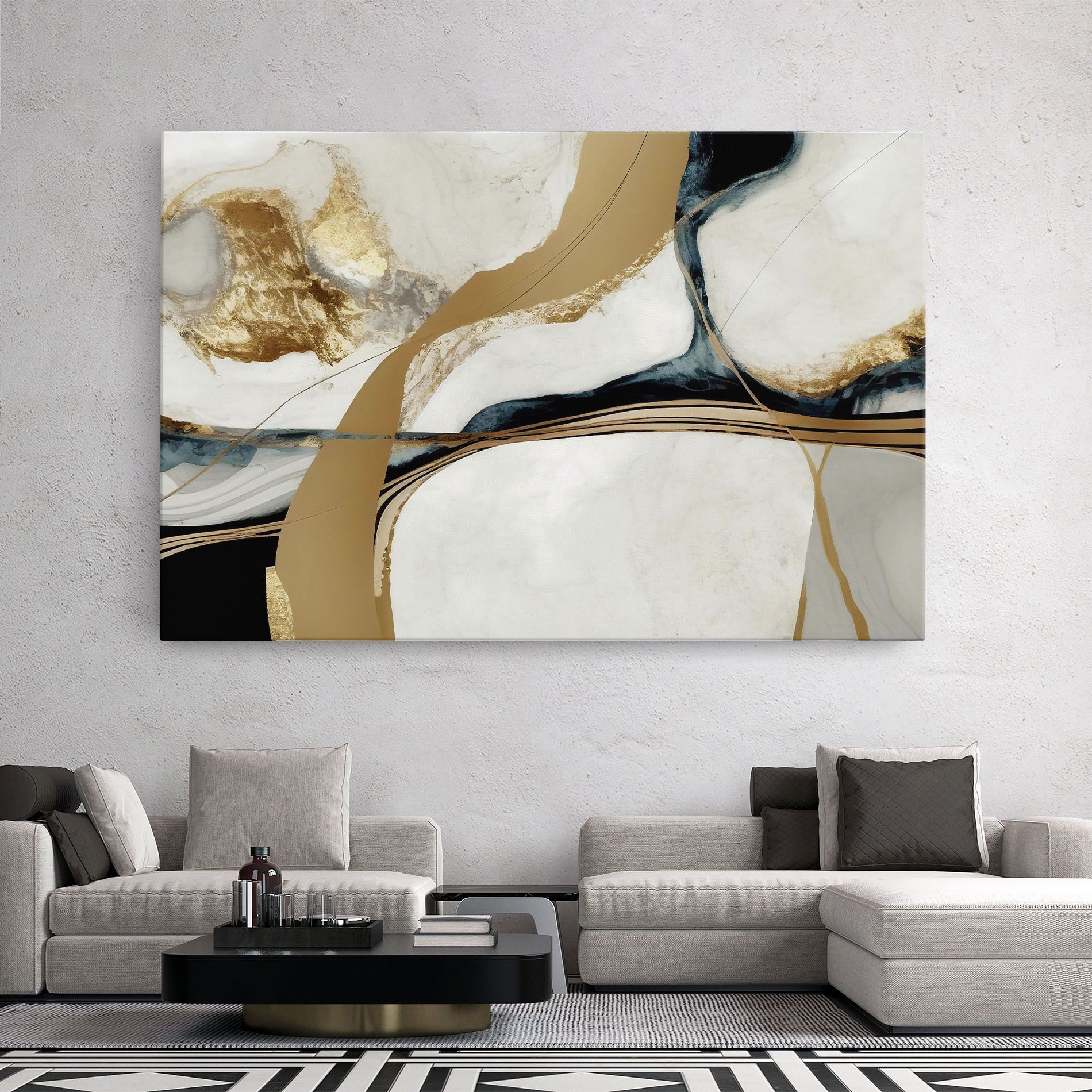 Golden Blue Marble mockup 2