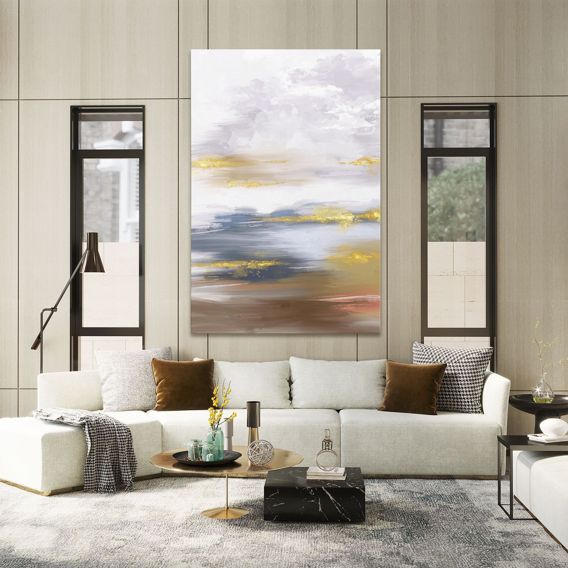 Messy Gold Art mockup 2