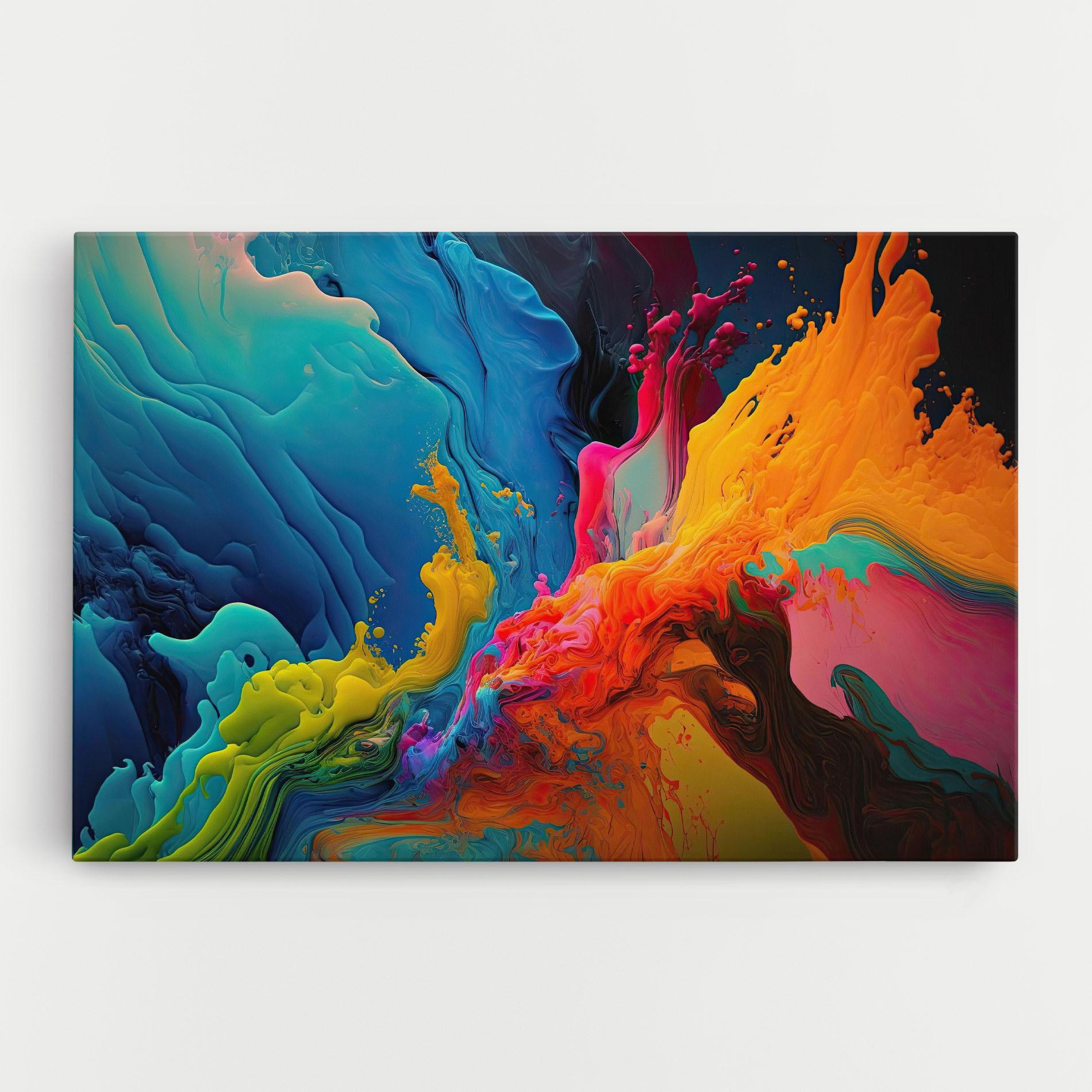 Leinwandbild Color Floating mockup 0