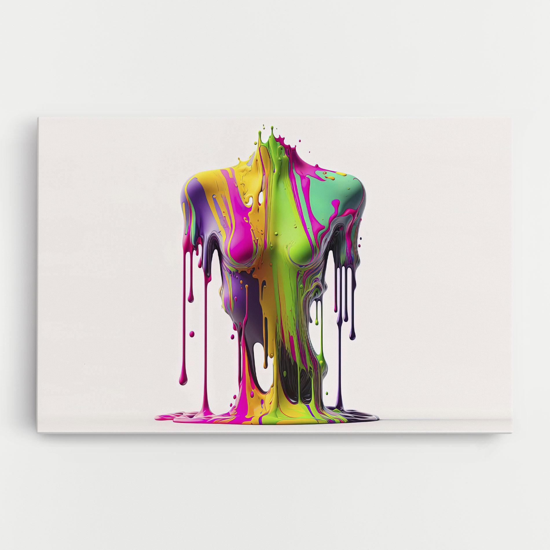 Leinwandbild Colorful Body mockup 0