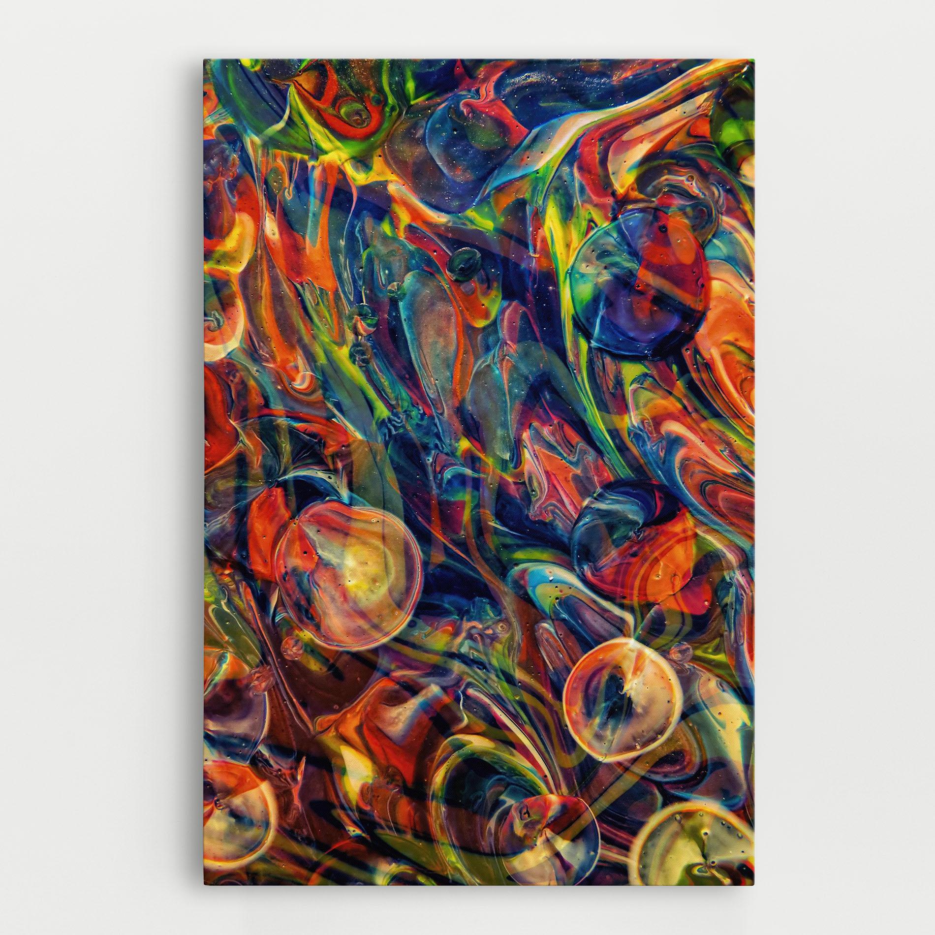 Leinwandbild Abstract Glass mockup 0