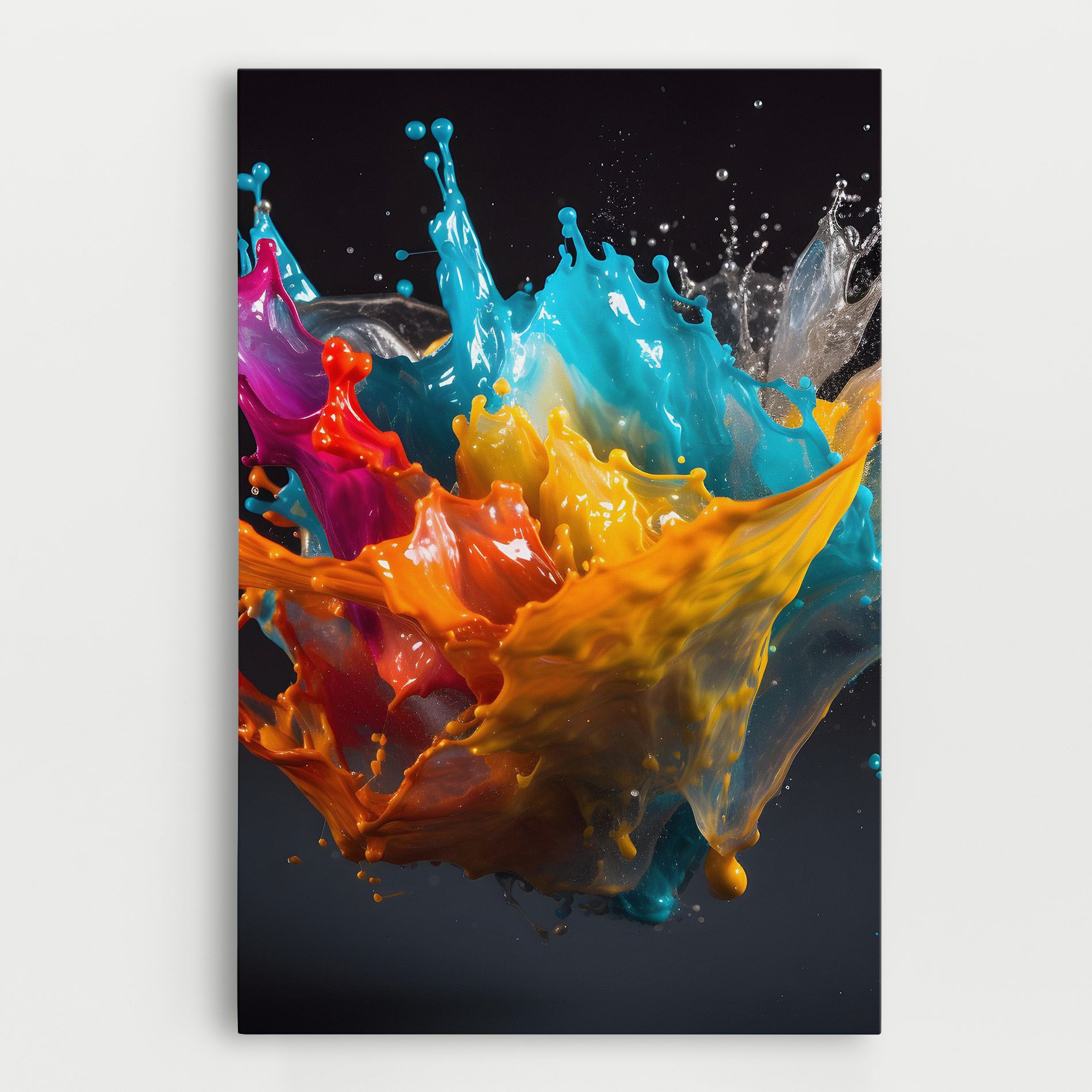 Colorful Splash Floating mockup 0
