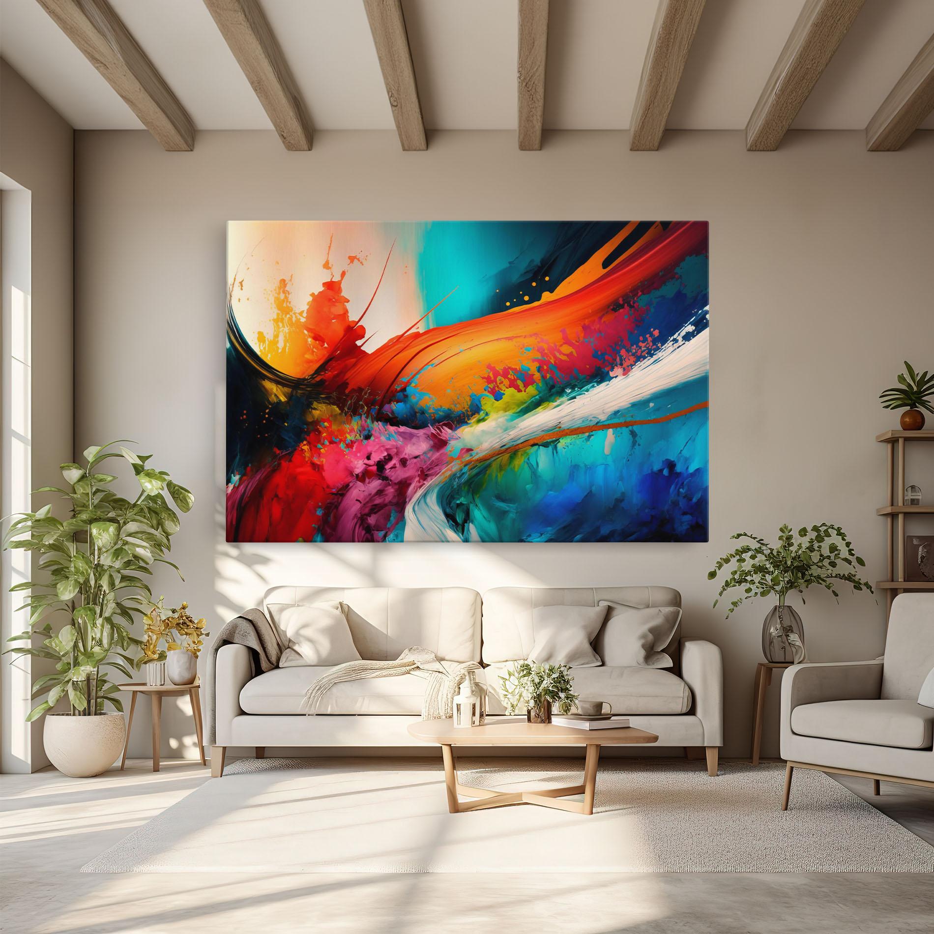 Leinwandbild Art Brush Strokes mockup 6