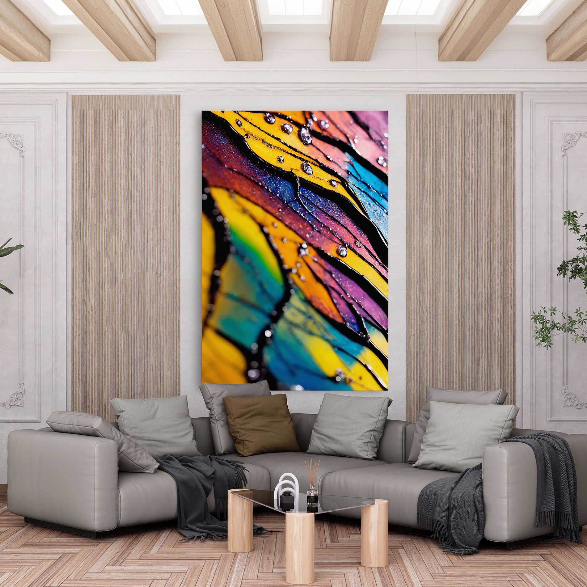 Beautiful Colorful Epoxy mockup 6