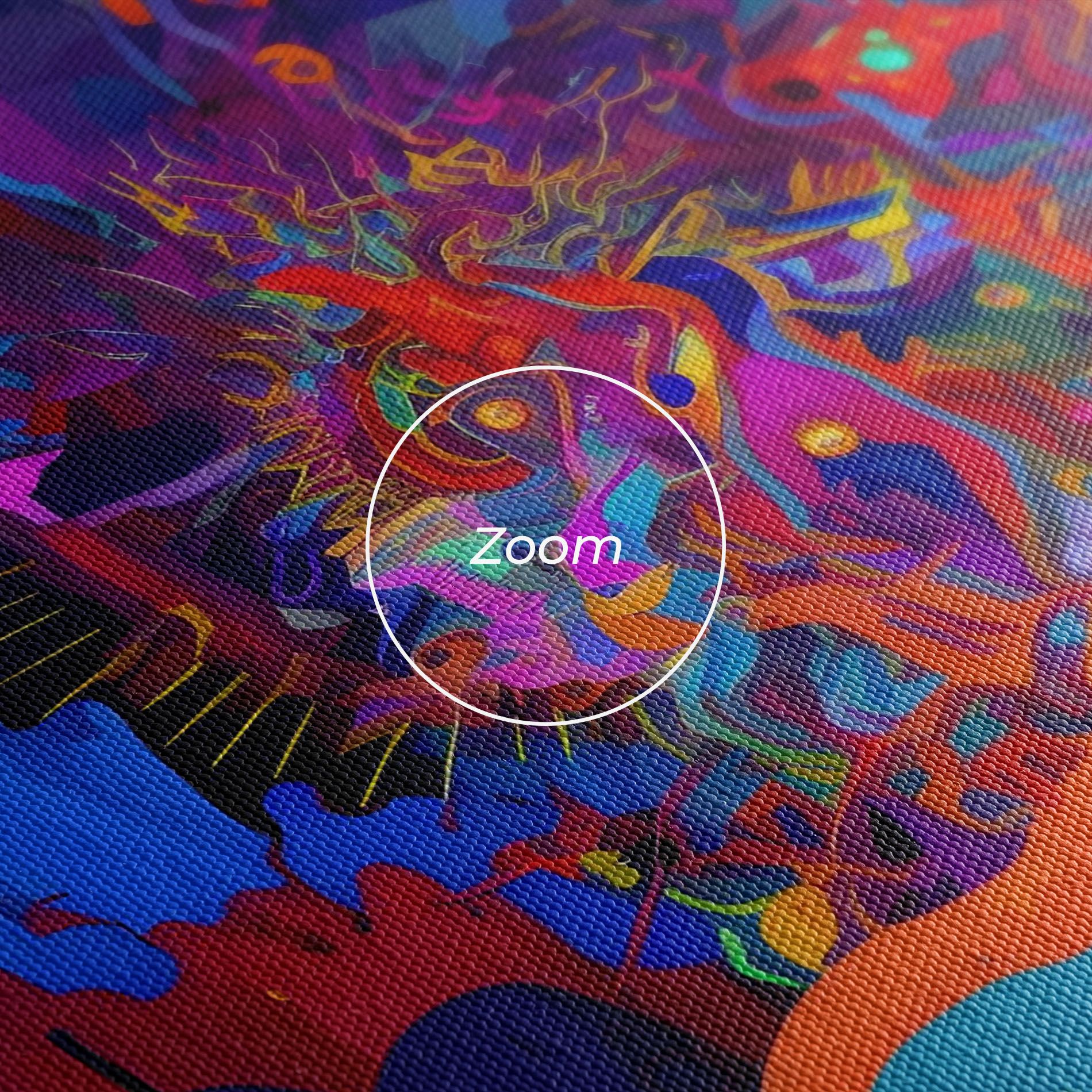 Abstract Color Work mockup 3