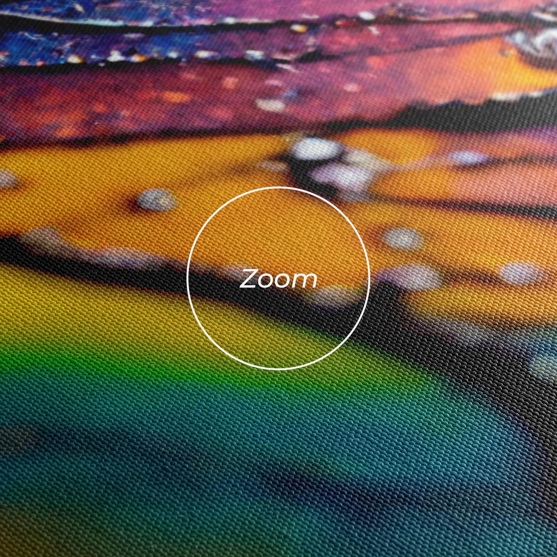 Leinwandbild Beautiful Colorful Epoxy mockup 3