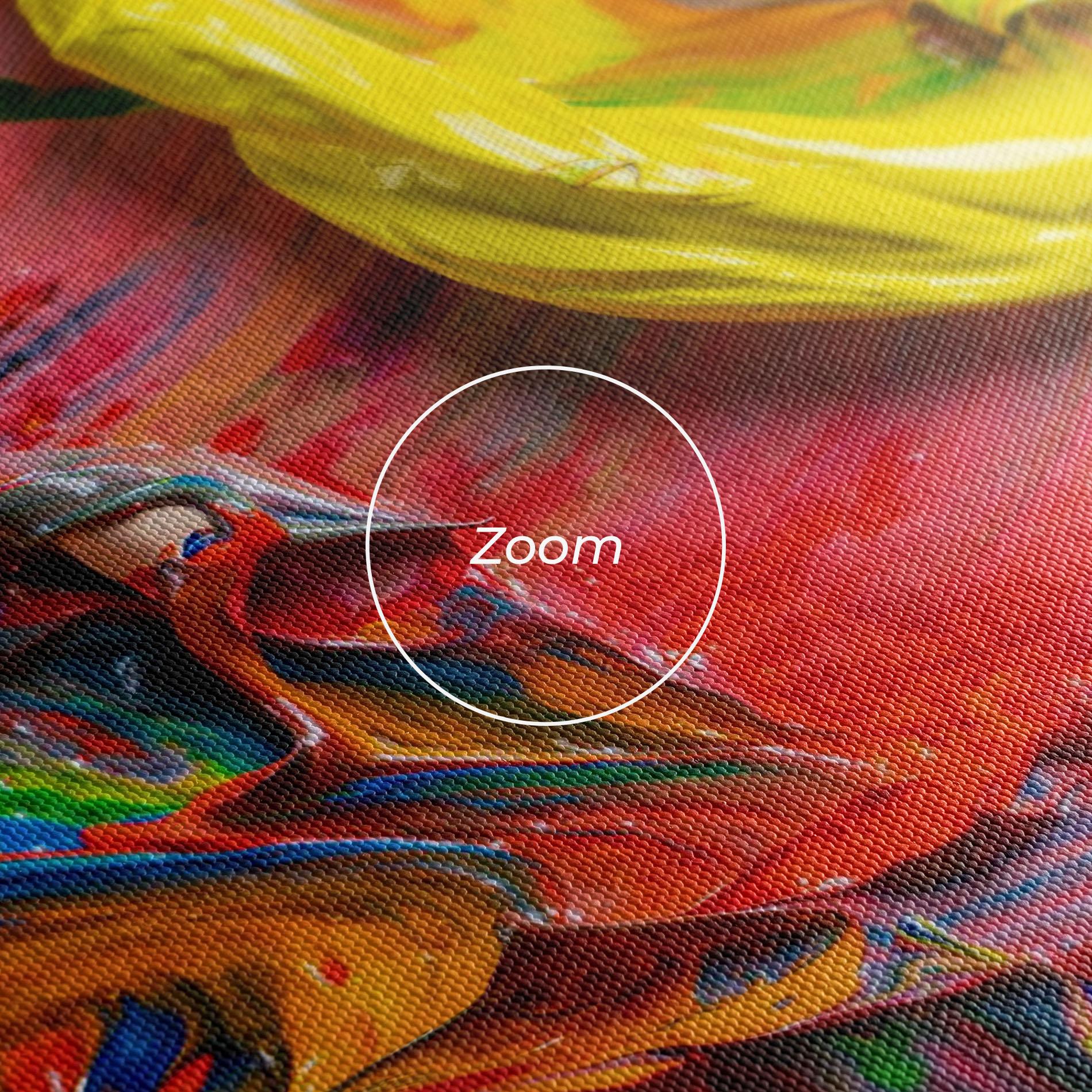 Leinwandbild Bright Oil Colors mockup 3