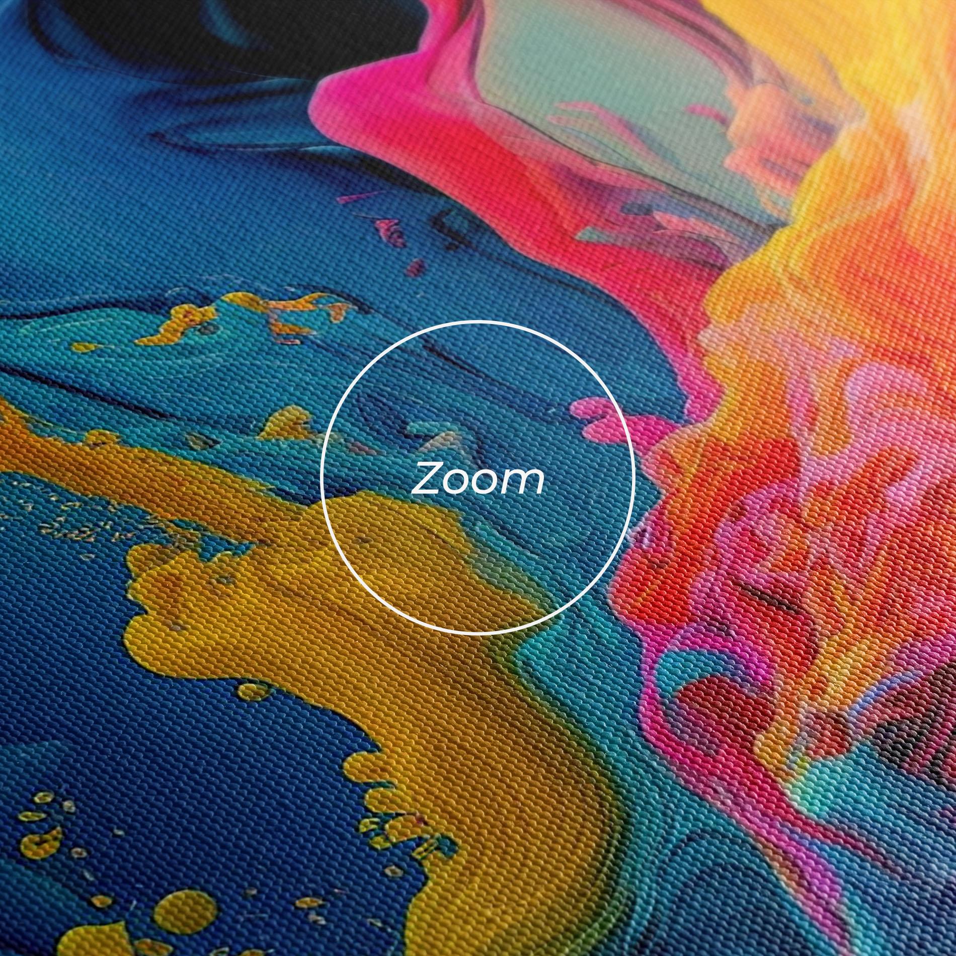 Leinwandbild Color Floating mockup 3