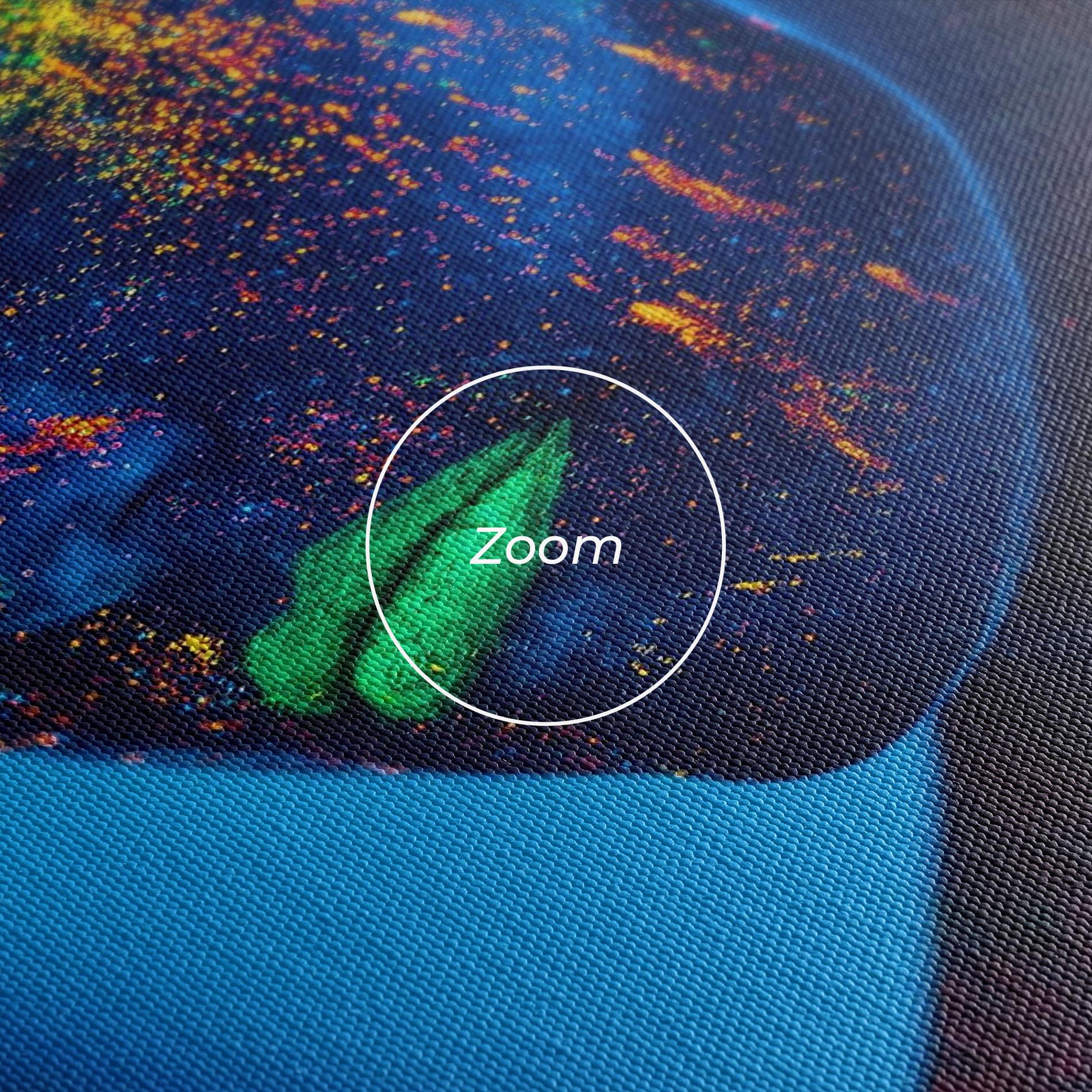 Leinwandbild Fluorescent Couple mockup 3