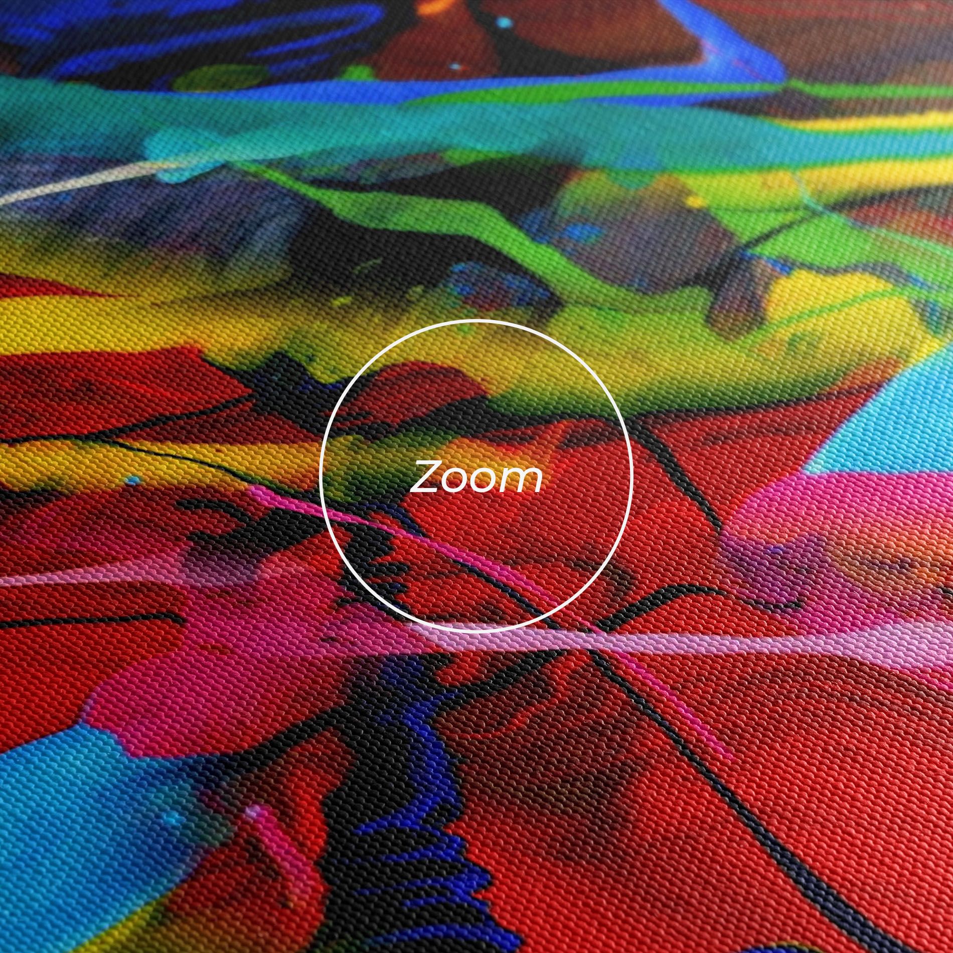 Hand Draw Red Painting mockup 3