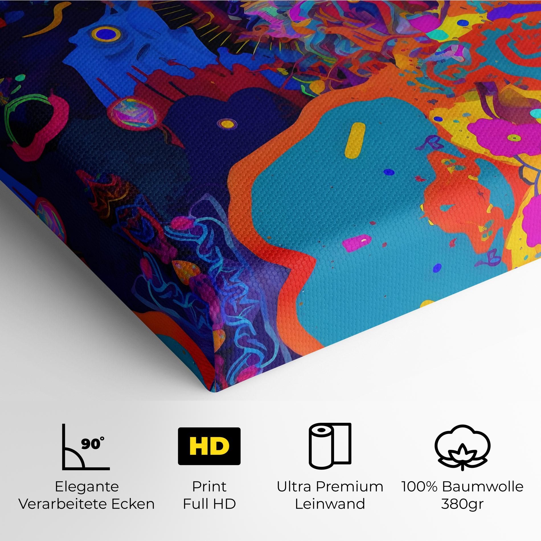 Abstract Color Work mockup 4