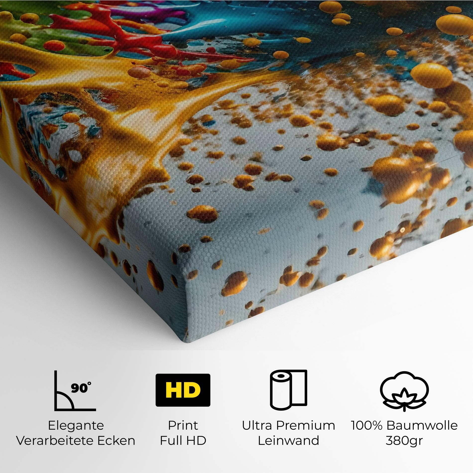 Colorful Water Splash mockup 4