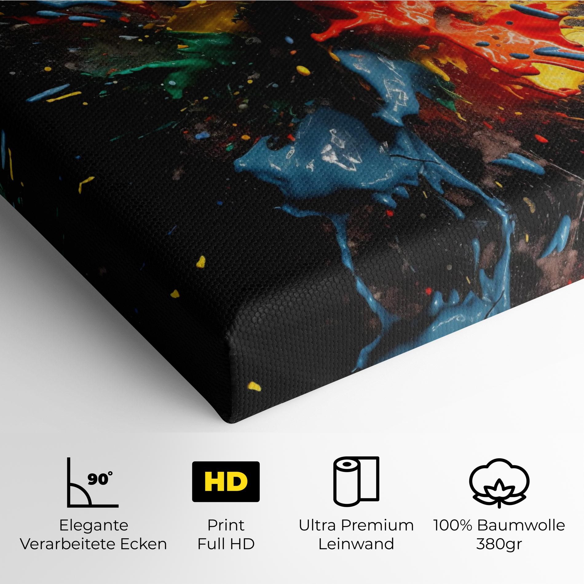 Floating Color Splash mockup 4