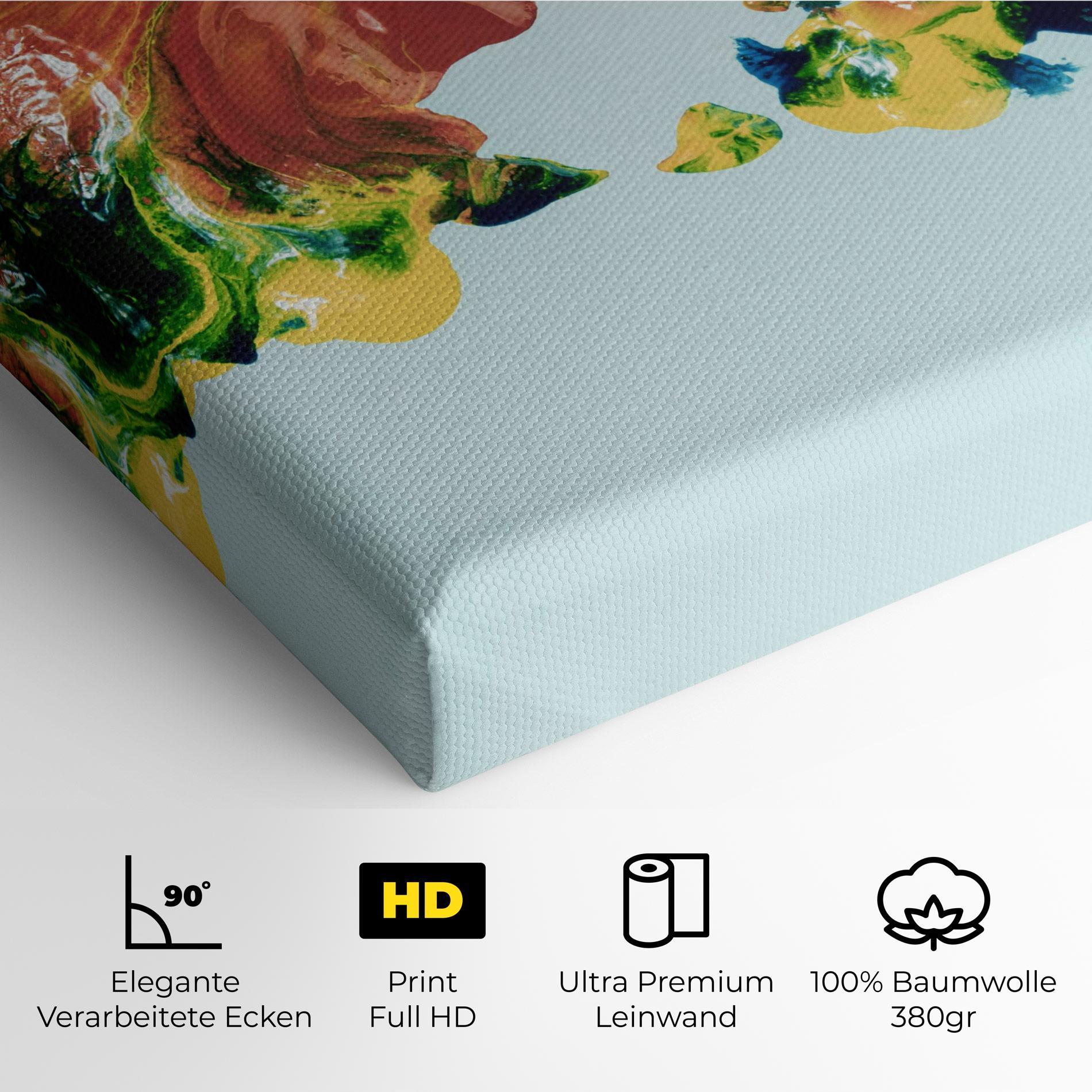 Leinwandbild Spilled Paint mockup 4