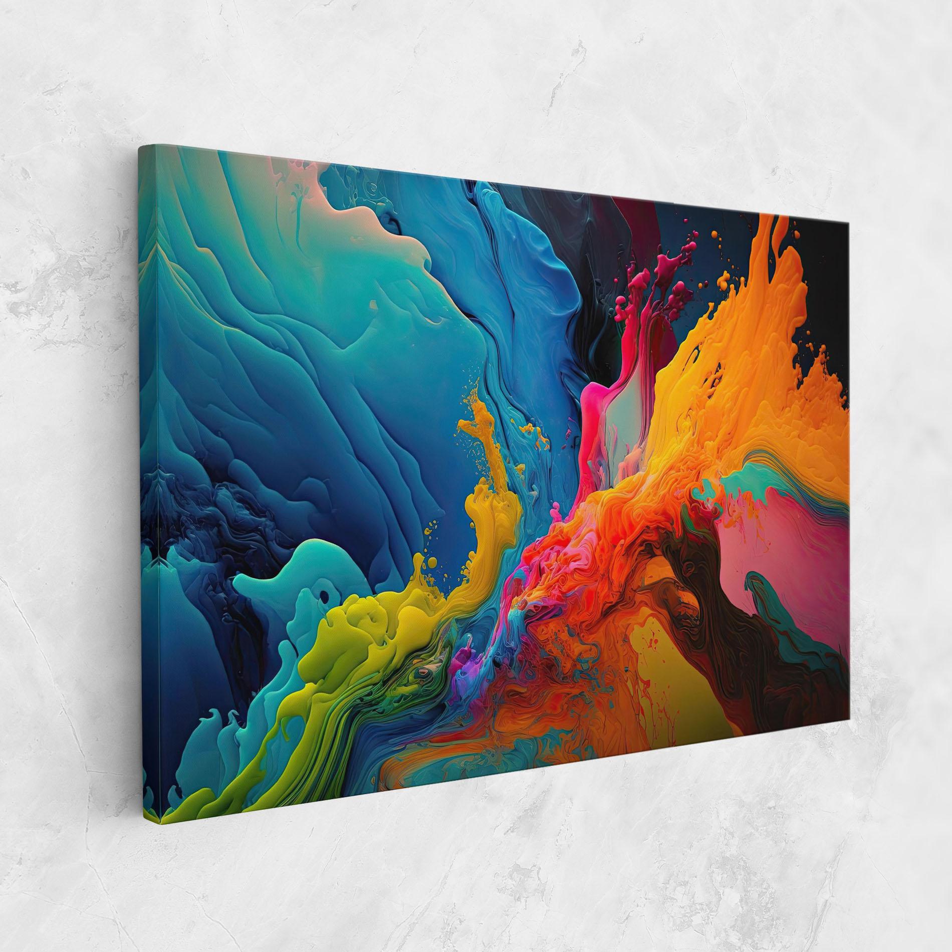 Leinwandbild Color Floating mockup 1