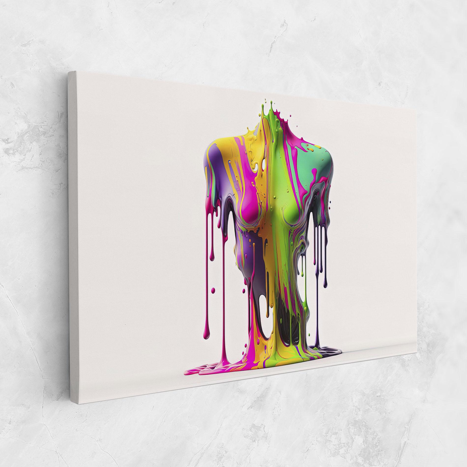 Leinwandbild Colorful Body mockup 1