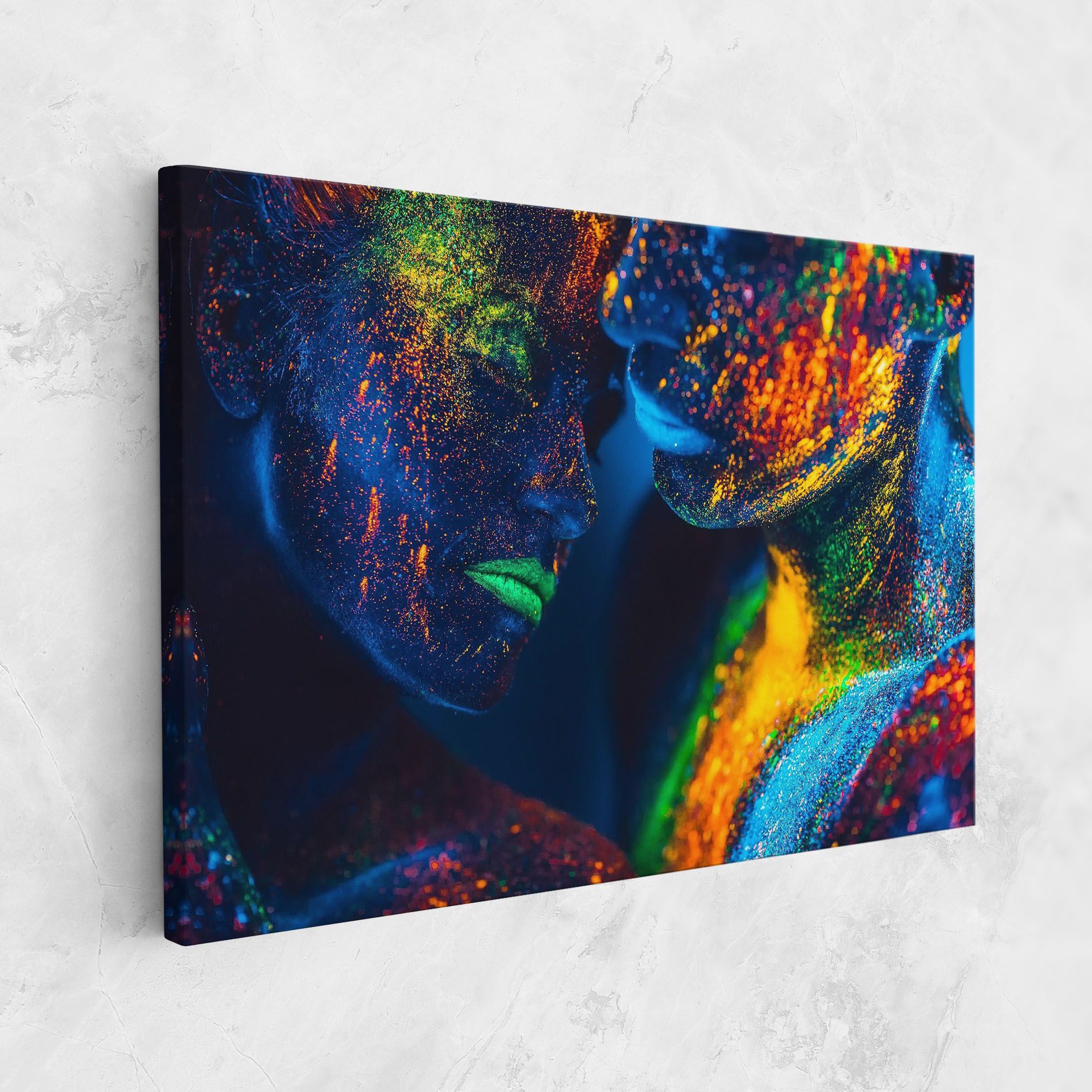 Fluorescent Green Lips mockup 1