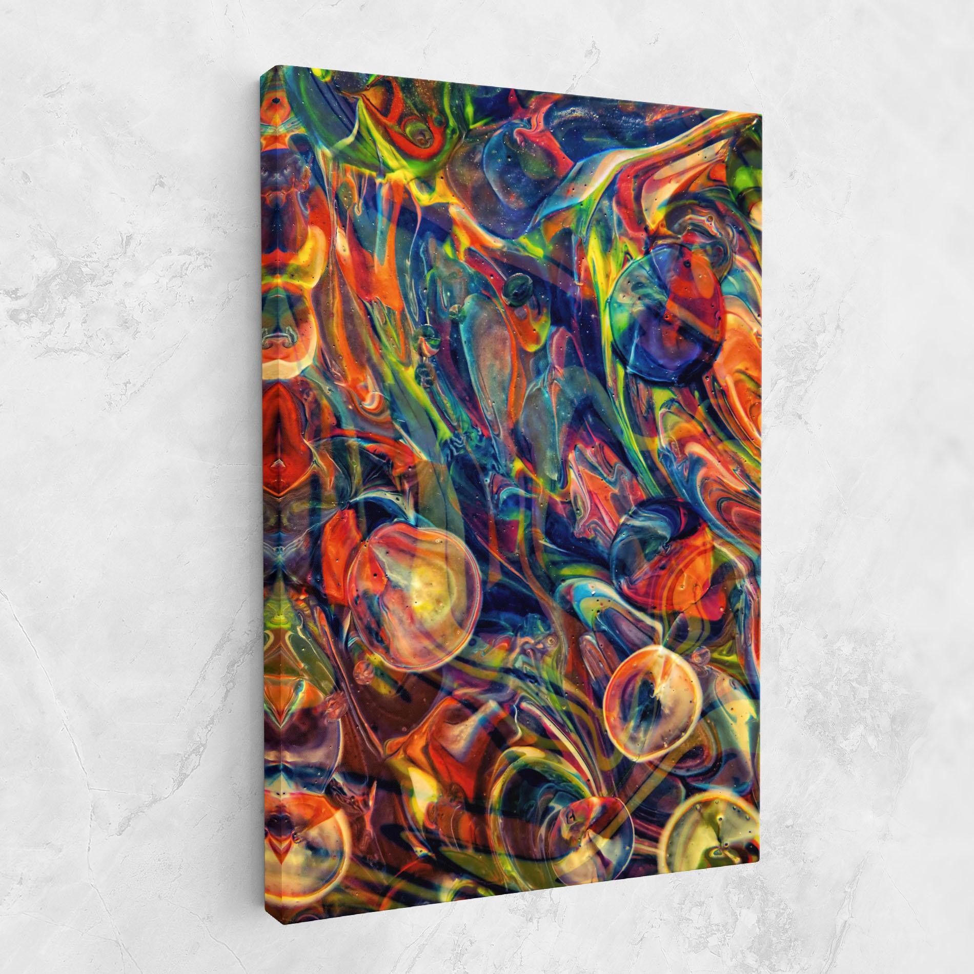 Leinwandbild Abstract Glass mockup 1