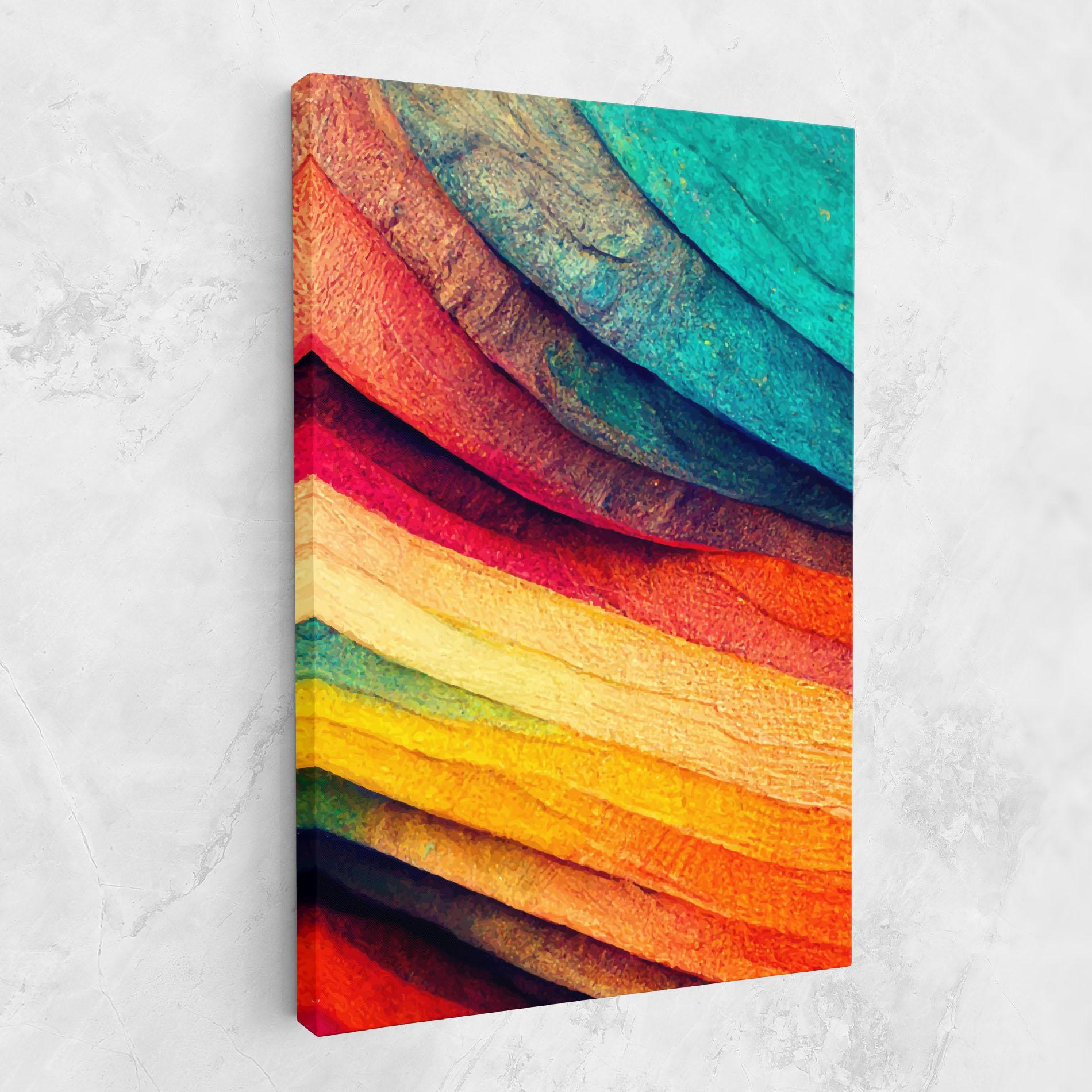Leinwandbild Autumn Abstract Color mockup 1