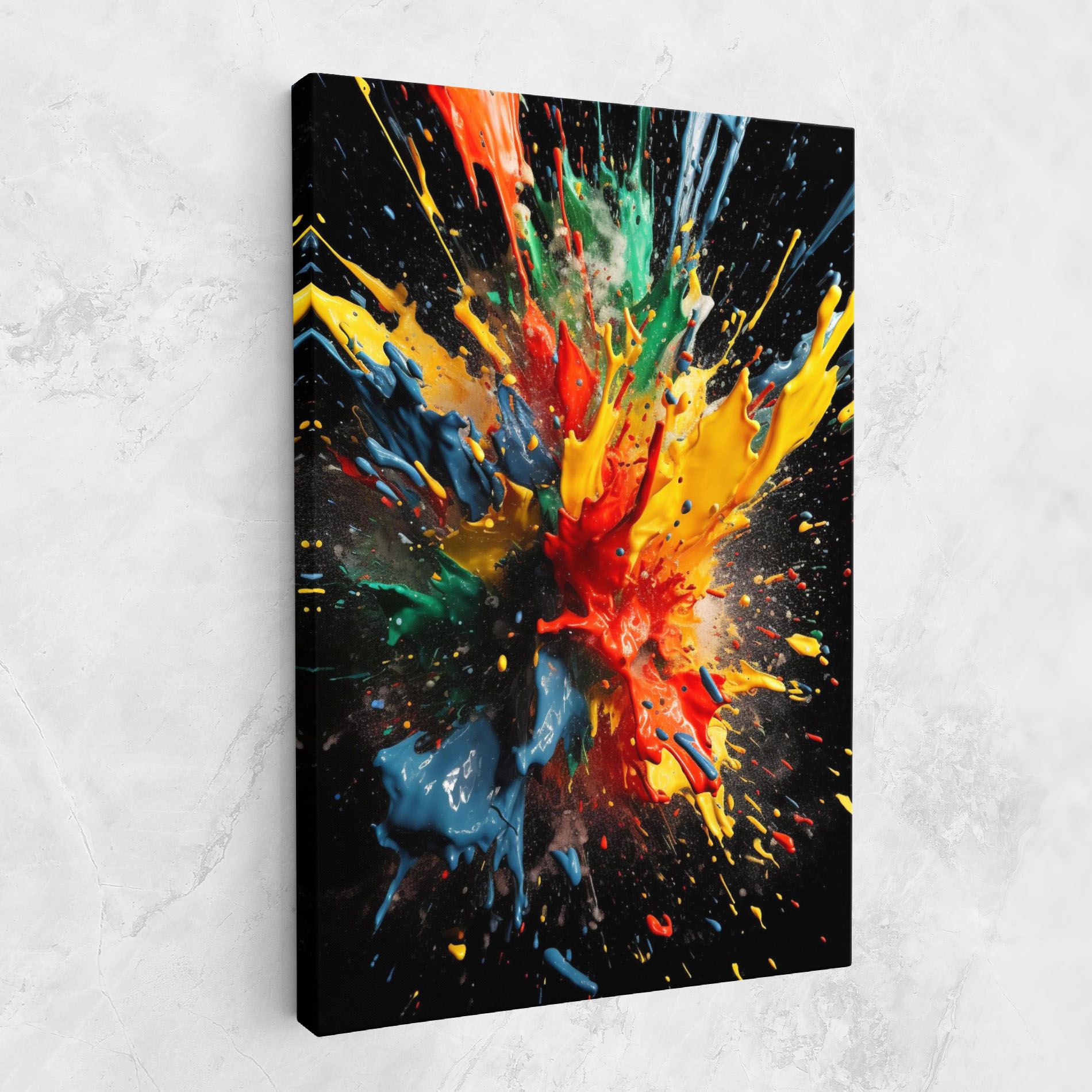 Floating Color Splash mockup 1