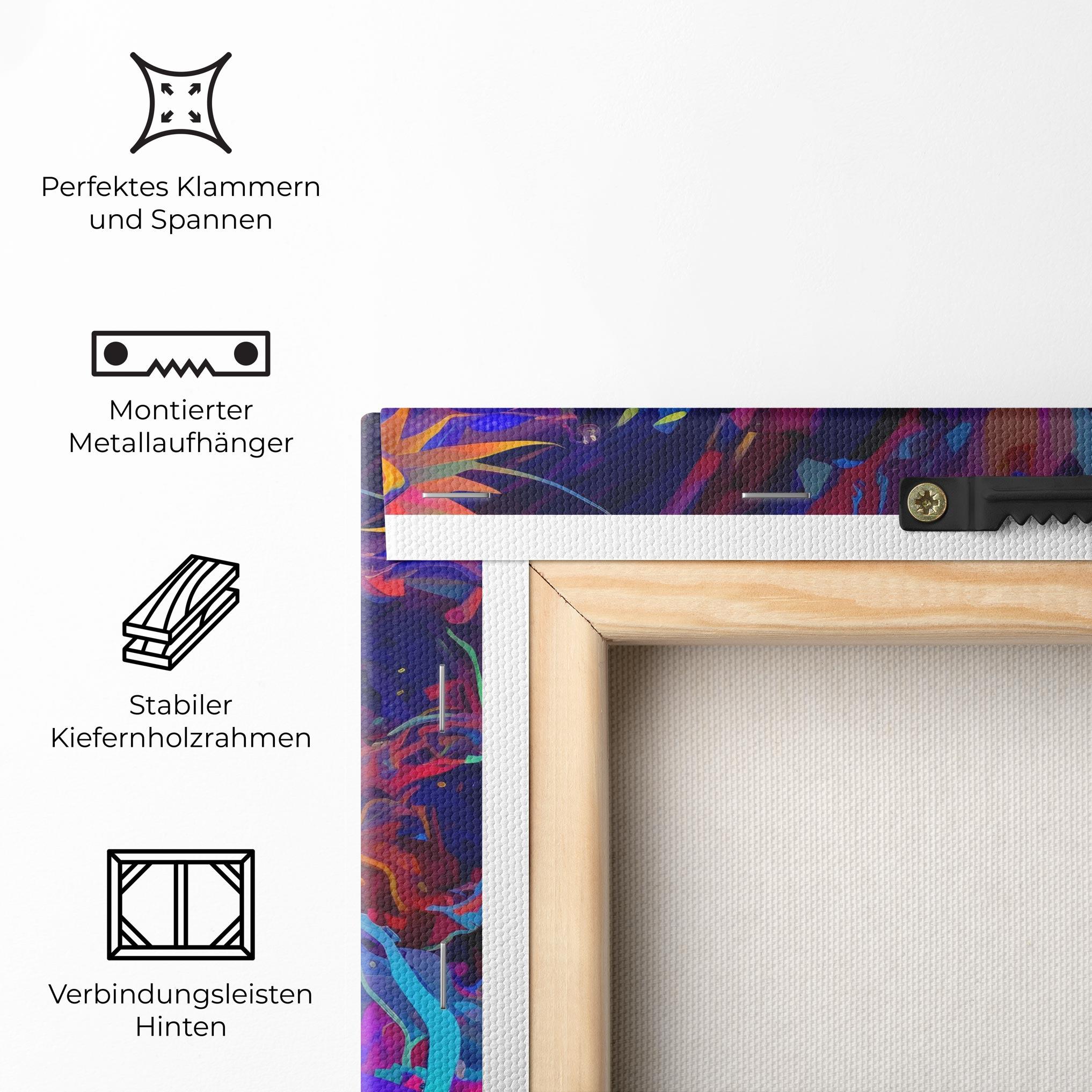 Leinwandbild Abstract Color Work mockup 5