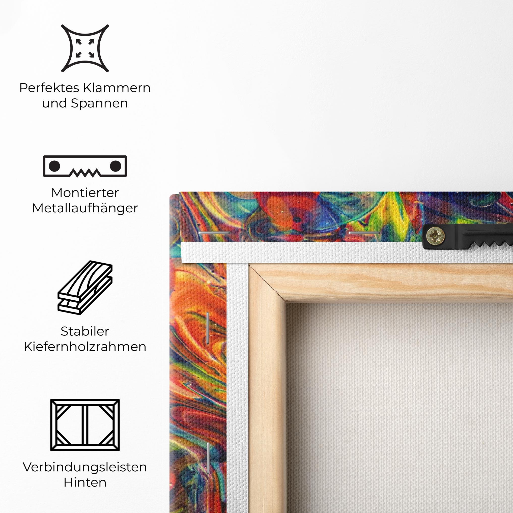 Leinwandbild Abstract Glass mockup 5